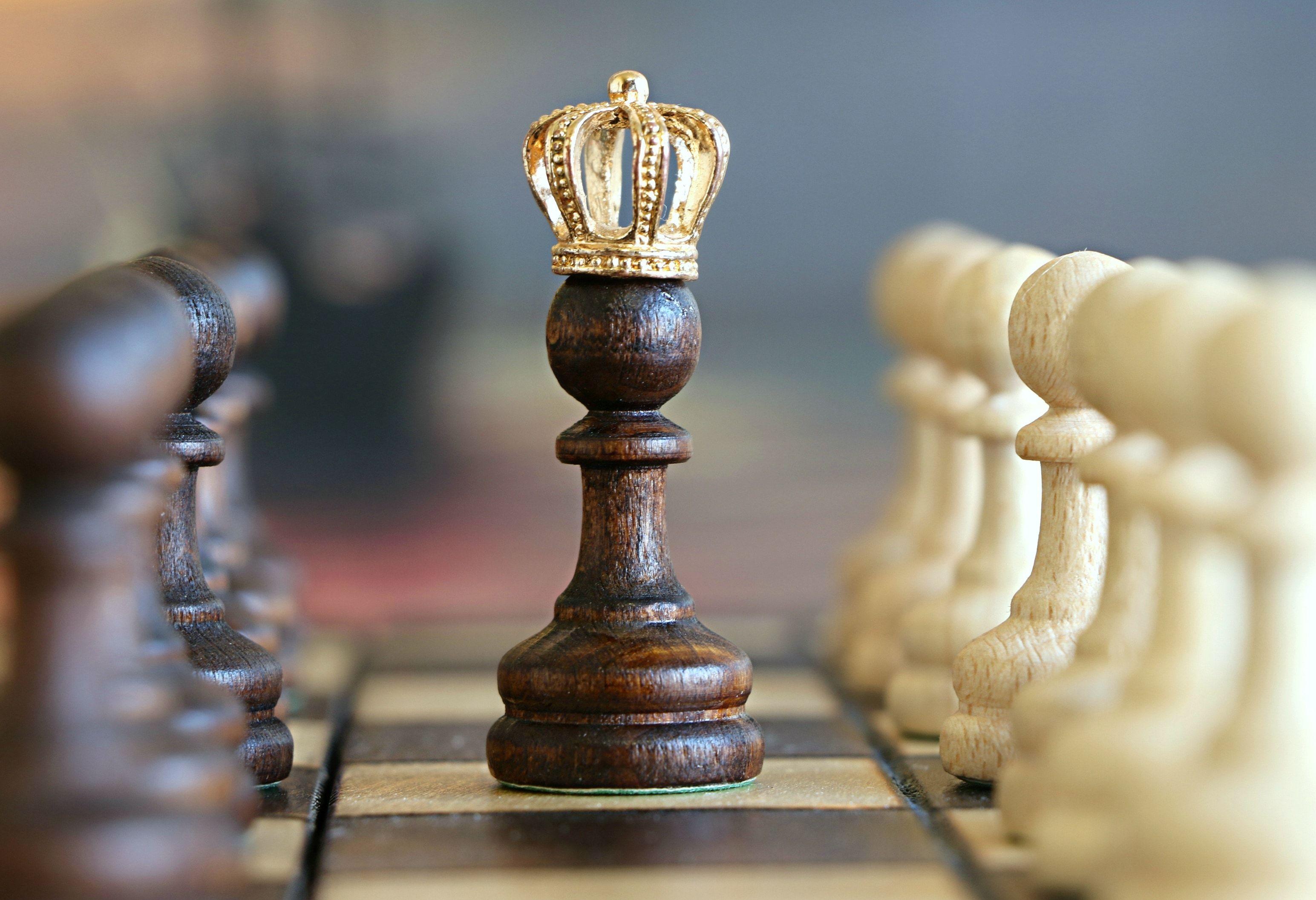 brown queen chess piece free image