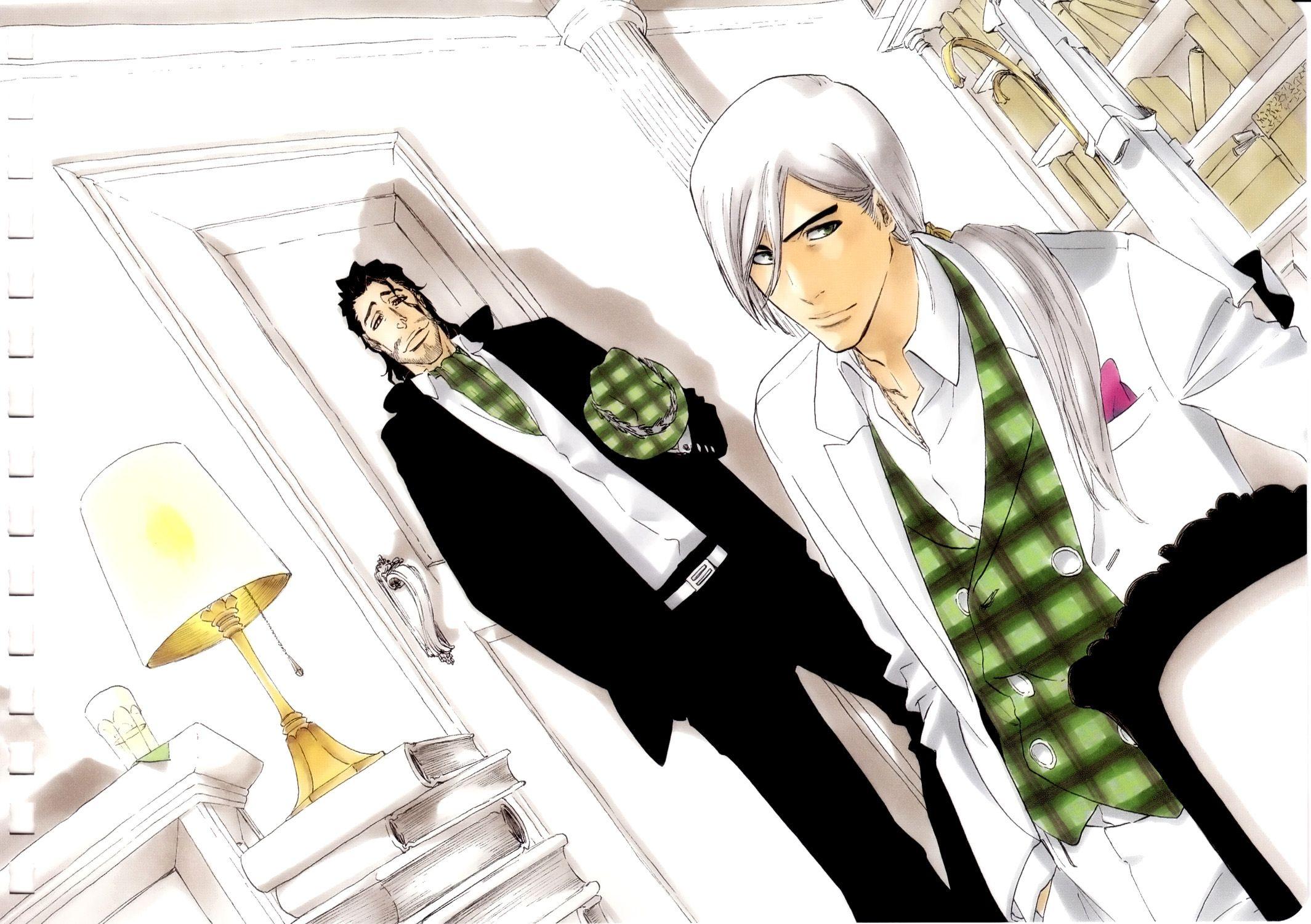 Bleach Kyouraku x Juushiro Ukitake. BLEACH