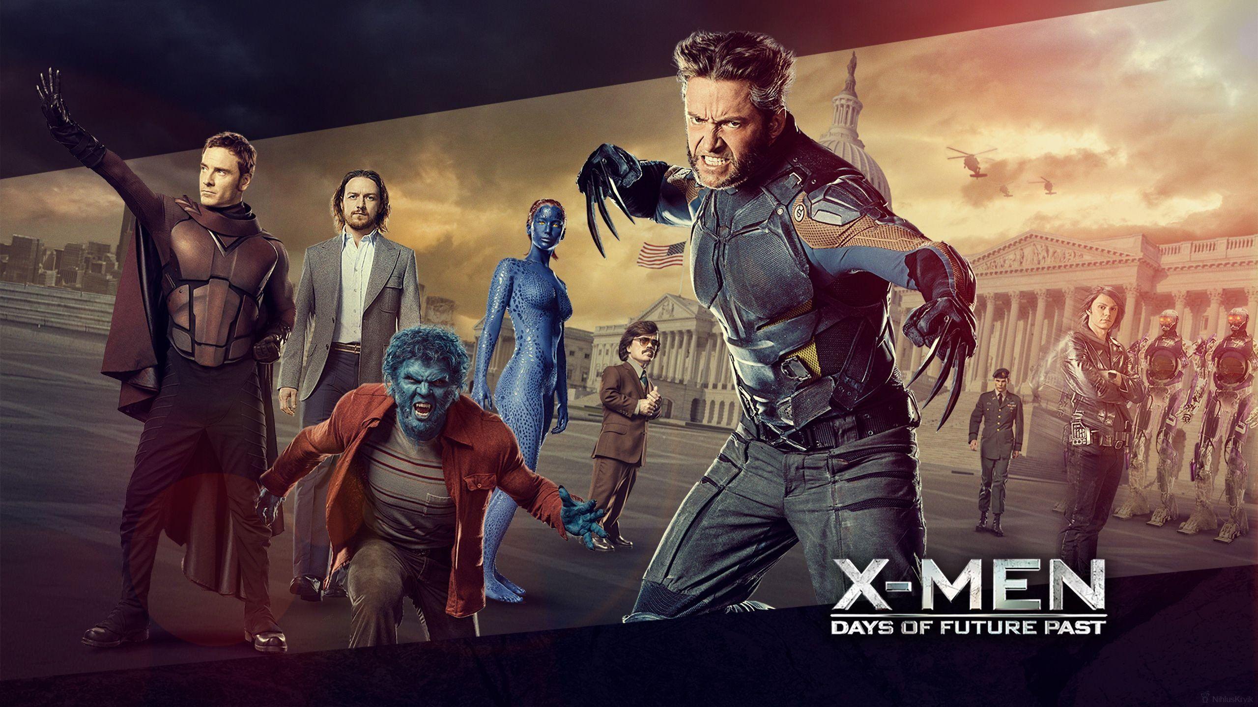 X Men Days Of Future Past Wolverine Magneto Professor X Beast