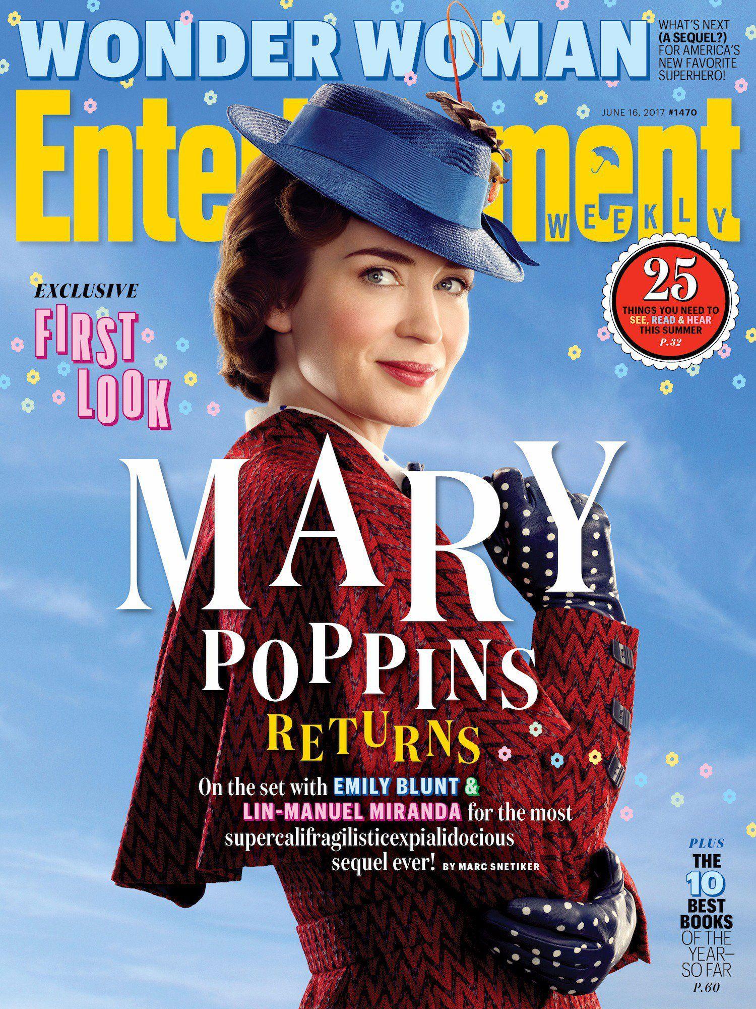 Get a full look at Emily Blunt as Mary Poppins, yall!