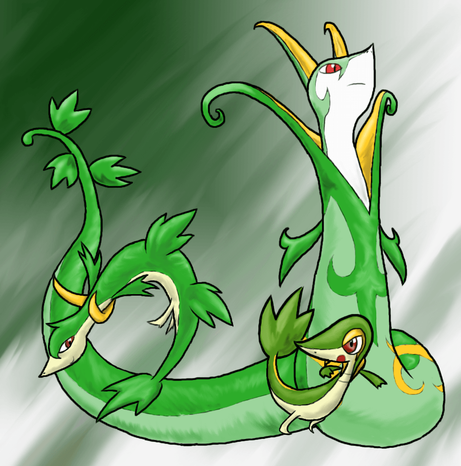 Photo Collection Snivy Servine Serperior Wallpapers