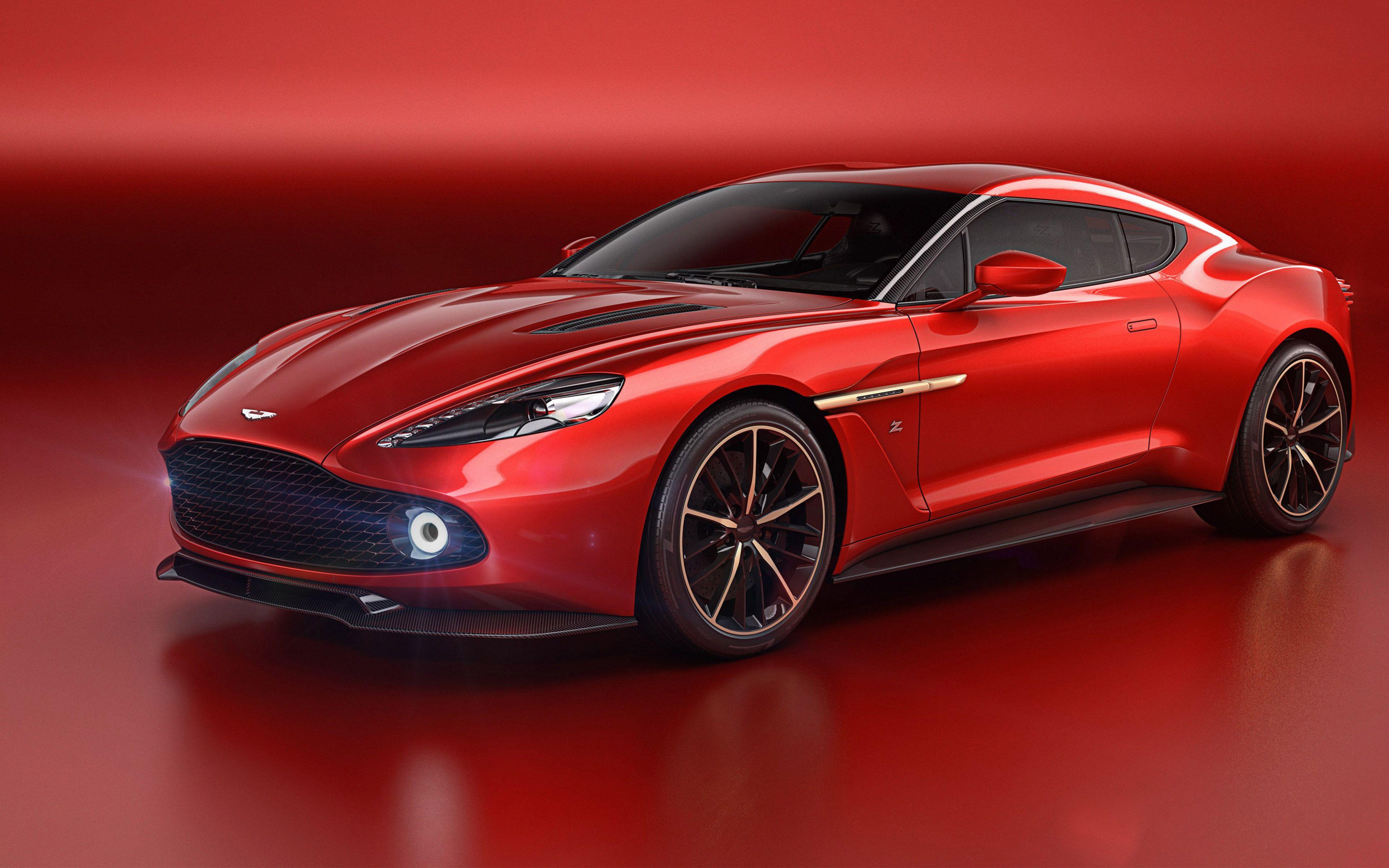 Aston Martin Vanquish Zagato Red Car Wallpaper