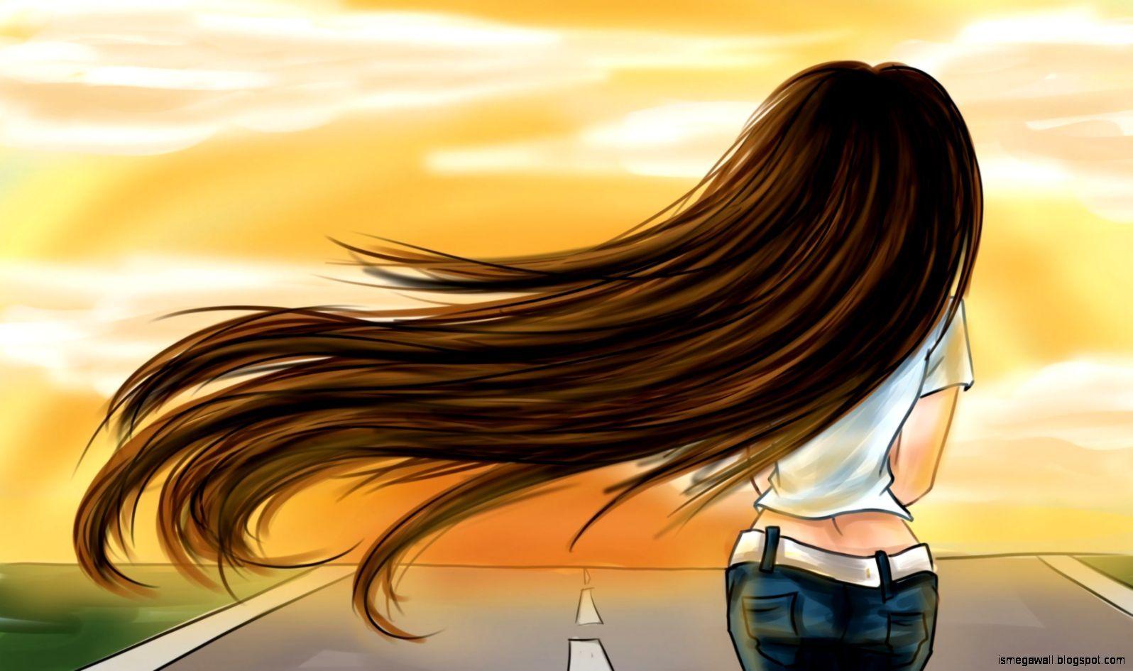 Girl Long Hair Wallpaper