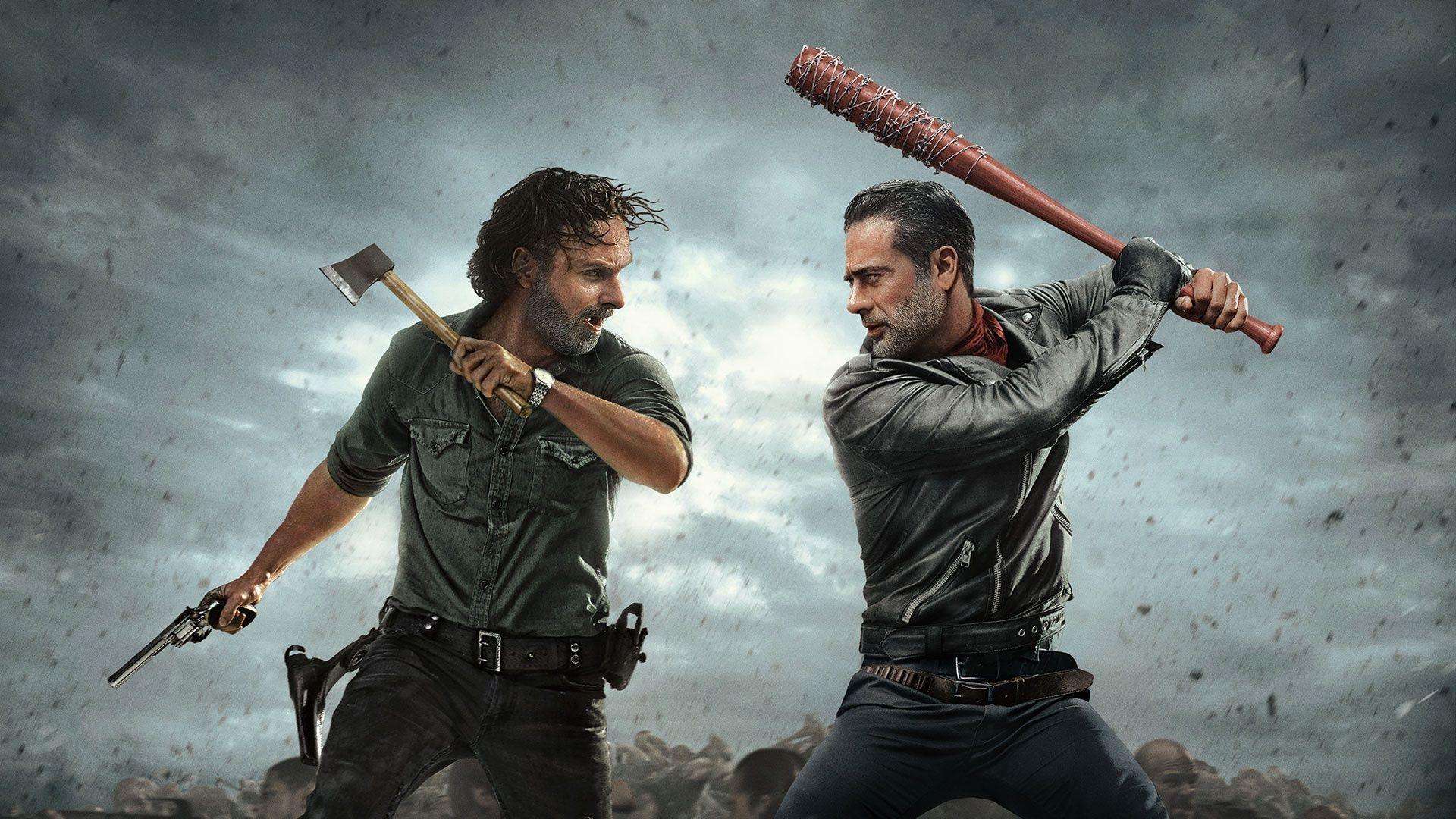 The Walking Dead Andrew Lincoln And Jeffrey Dean Morgan, Full HD