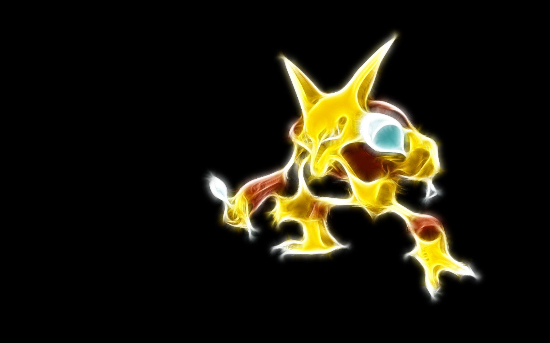 Pokemon Neon Alakazam HD Wallpaper