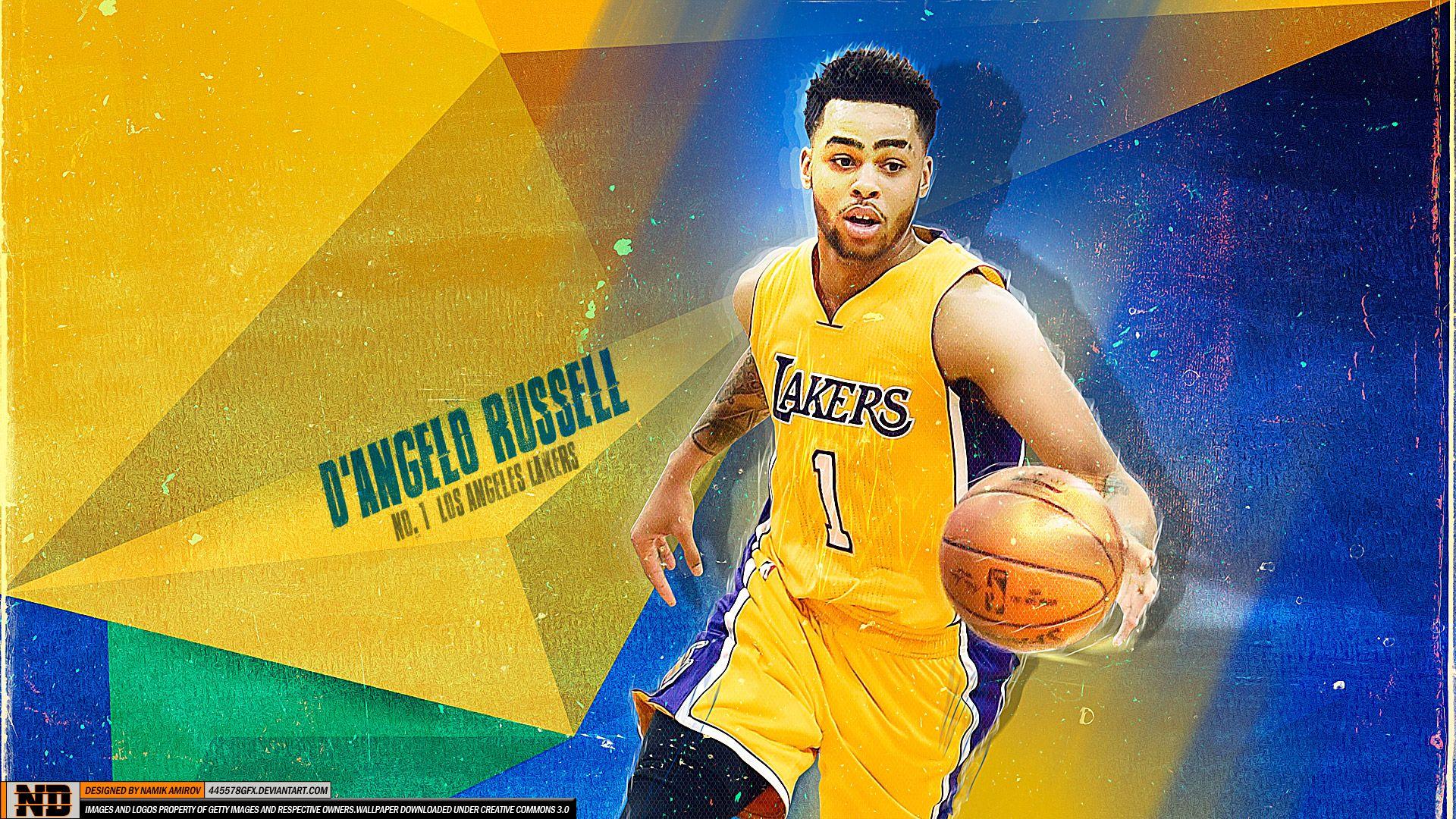 A Wallpaper I Made of D'Angelo Russell : r/GoNets