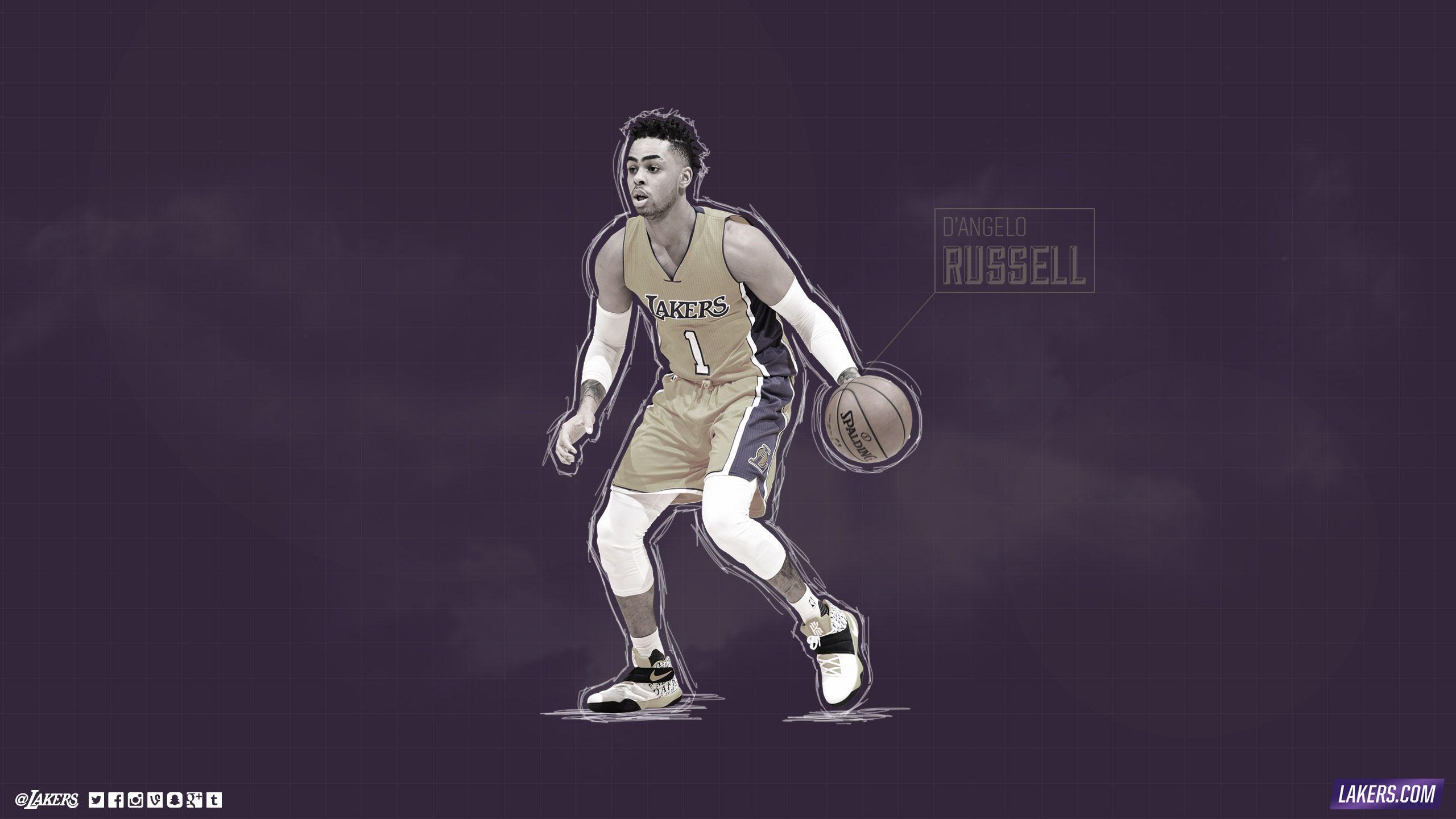 50+] D'Angelo Russell Lakers Wallpaper - WallpaperSafari