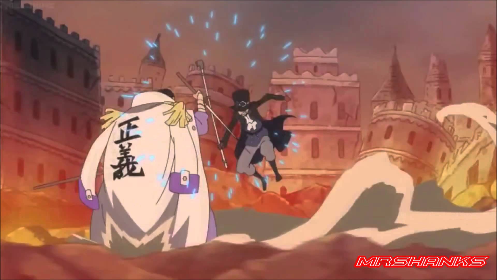 One Piece ▫「ＡＭＶ」▫ Sabo vs Fujitora & Marines ♪ Darker Side