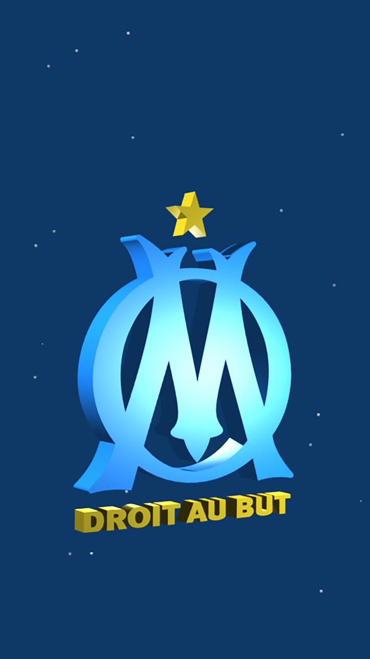 Olympique de Marseille, Logo 3 Wallpaper for iPhone X, 6