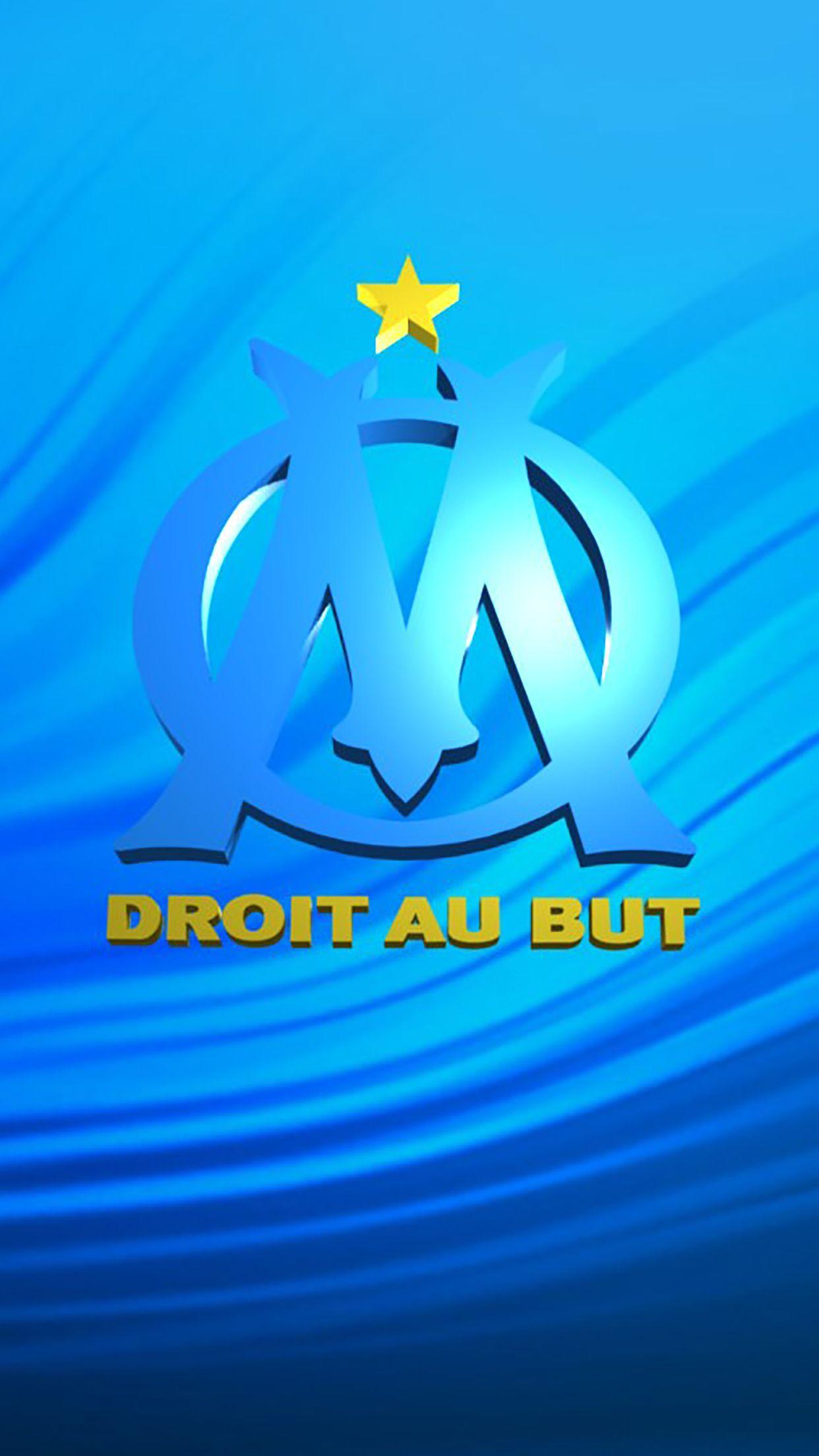 Olympique de Marseille, Logo 1 Wallpaper for iPhone X, 6