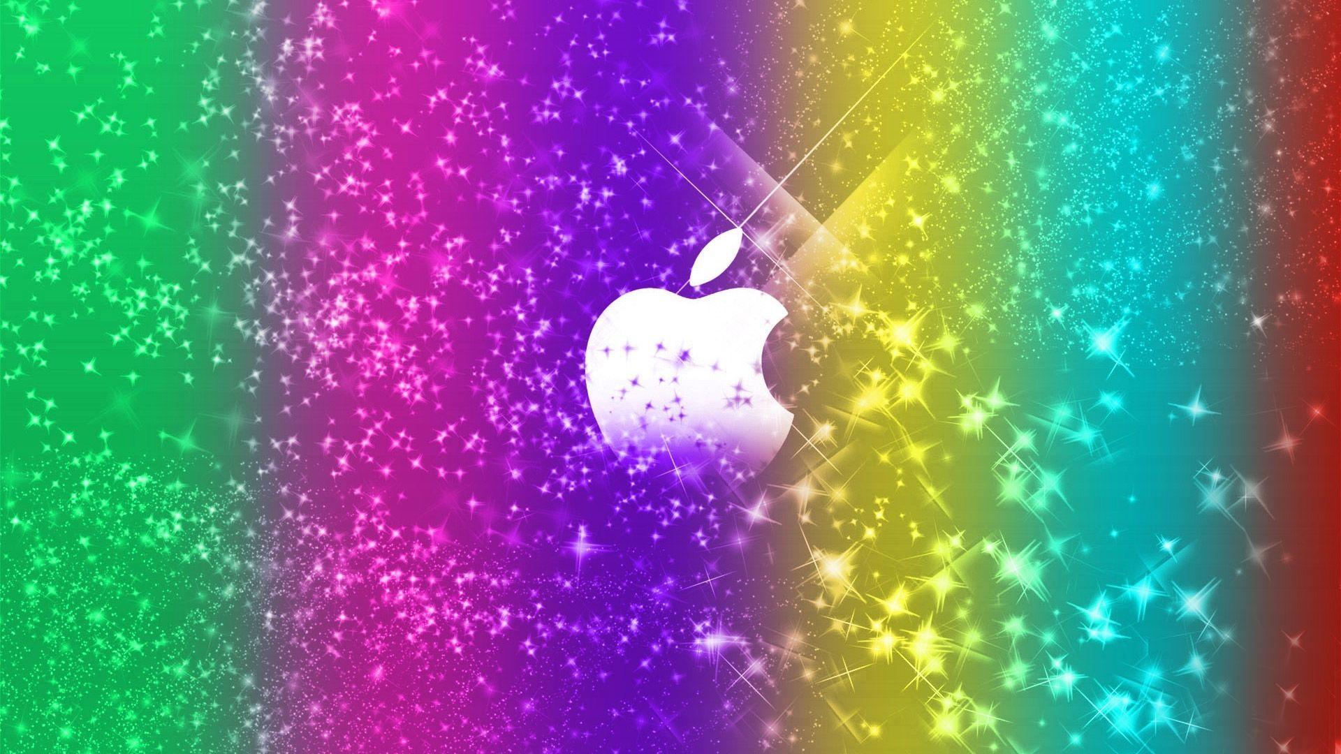 Apple logo abstract wallpaper and background