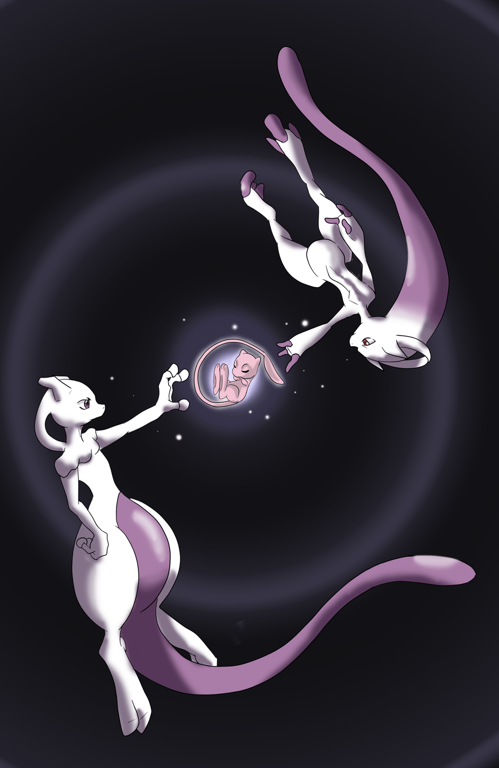 mega mewtwo y wallpaper by kartkaczomon - Download on ZEDGE™