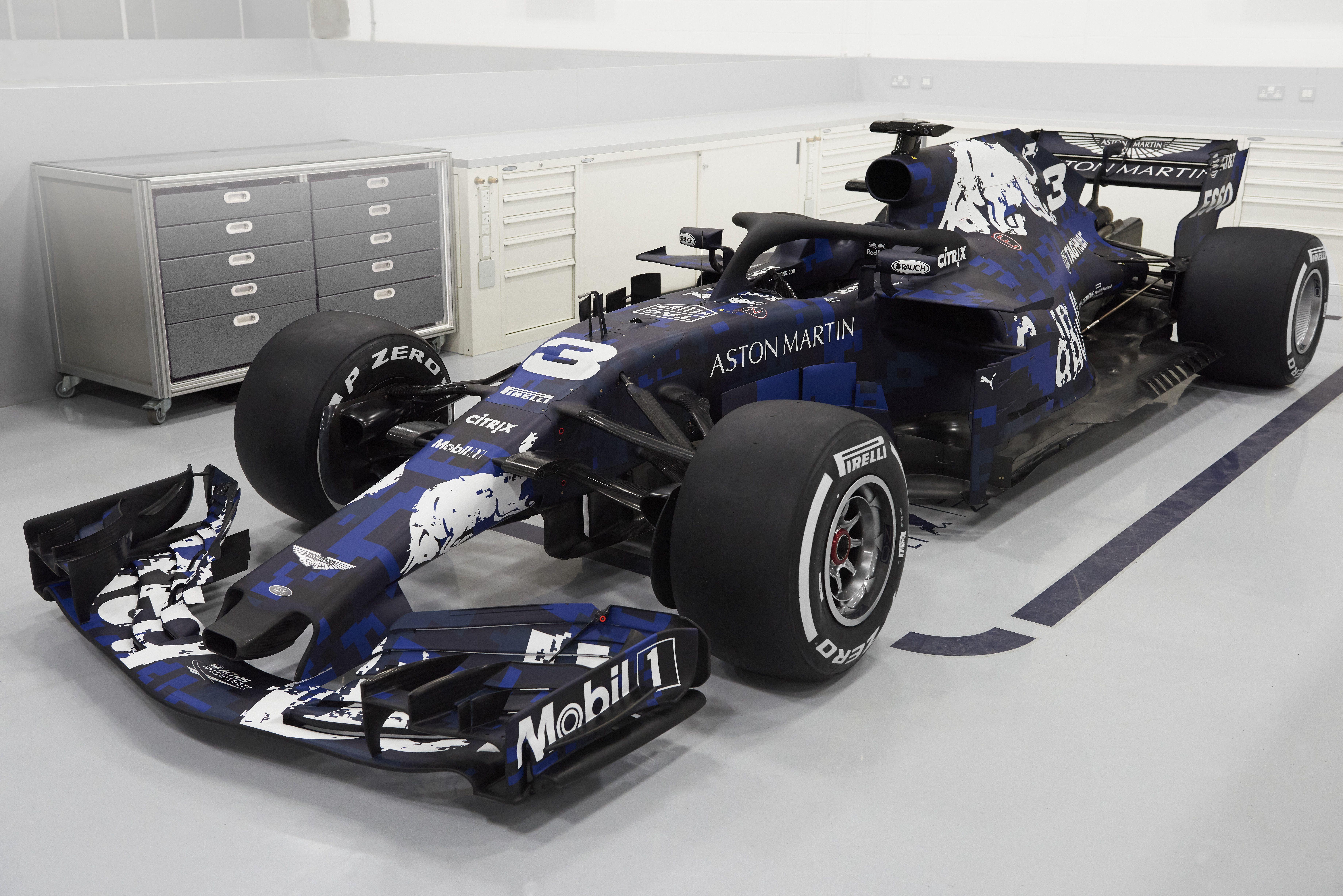Red Bull RB14 F1 car launch picture
