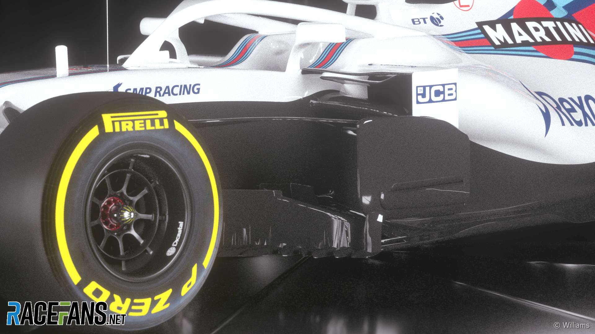 Williams FW41 sidepods · RaceFans