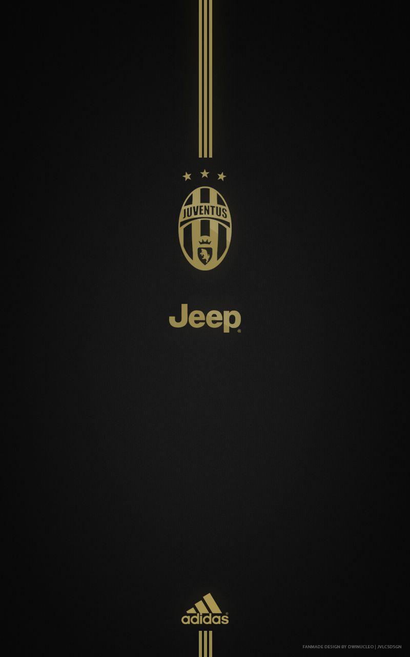 Mobile phone wallpaper inspired by Juventus FC 3rd kit