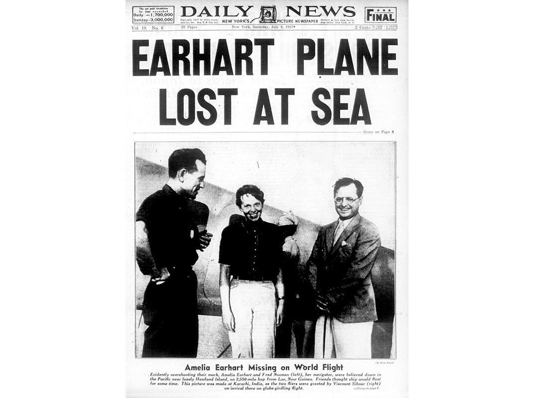 Amelia Earhart. U.S. News in Photo. Claudia's Image