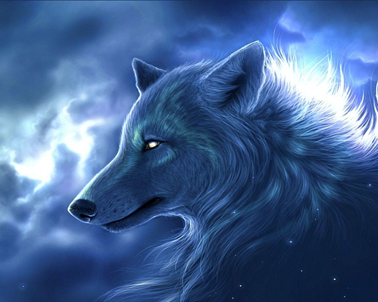 Desktop anime wolf picture download