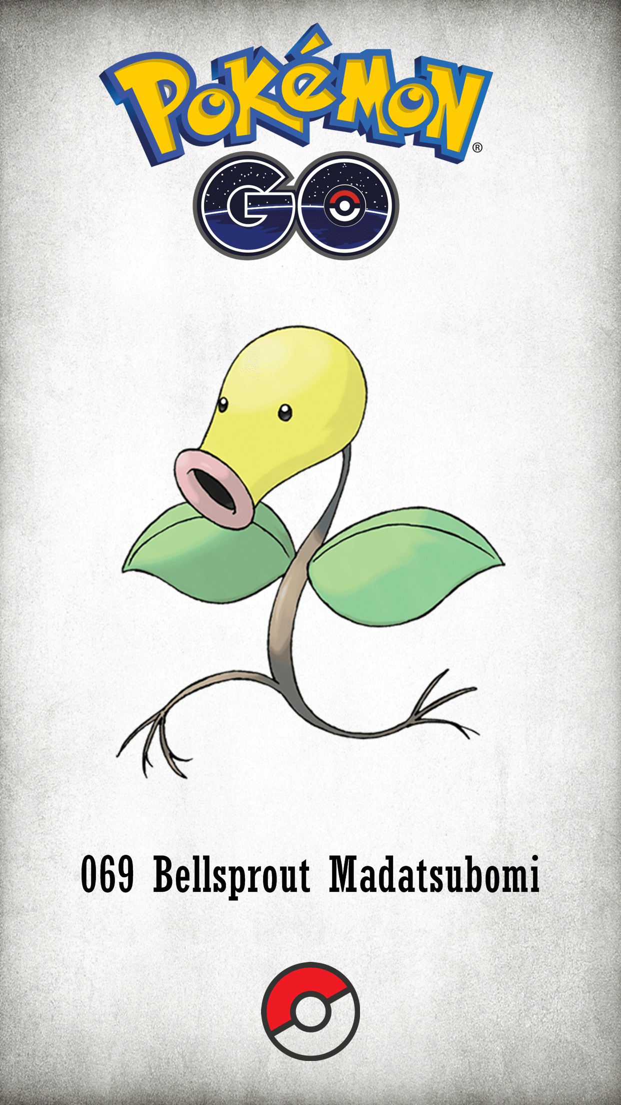 Character Bellsprout Madatsubomi