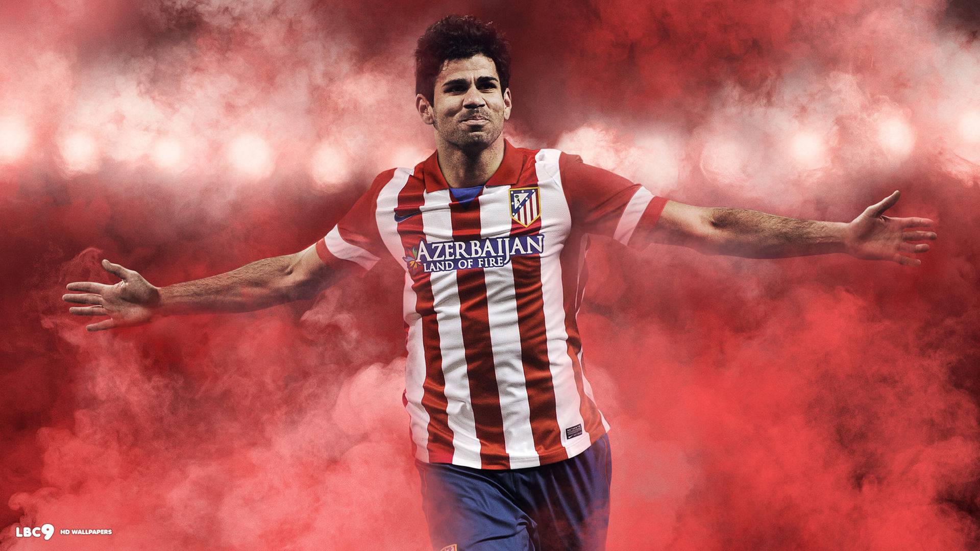 Diego Costa Atlético Madrid Wallpaper HD Wallpaper