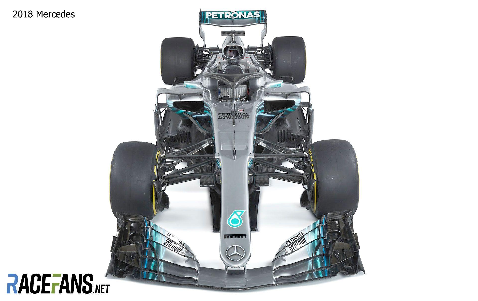 Compare Mercedes' new W09 with its 2017 car · RaceFans