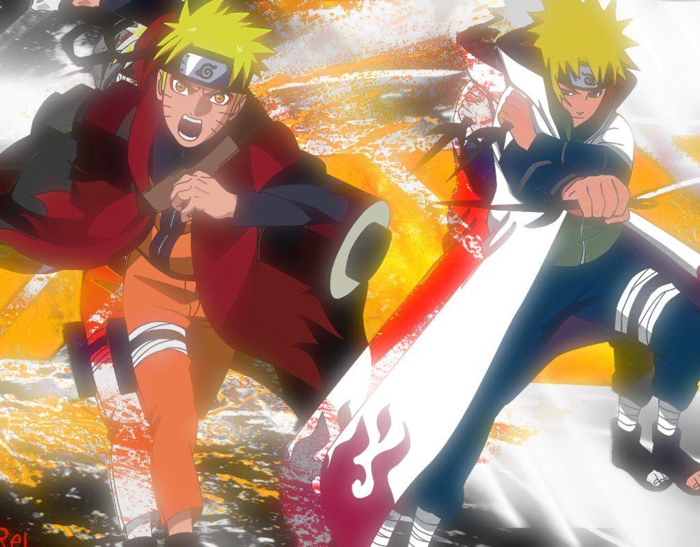 Naruto and Minato Wallpaper