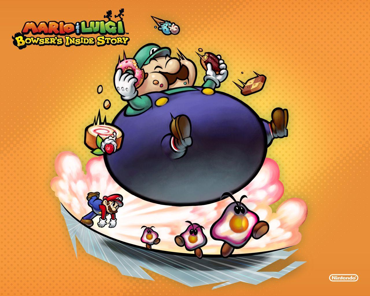 Mario and Luigi Bowser's Inside Story wallpaper