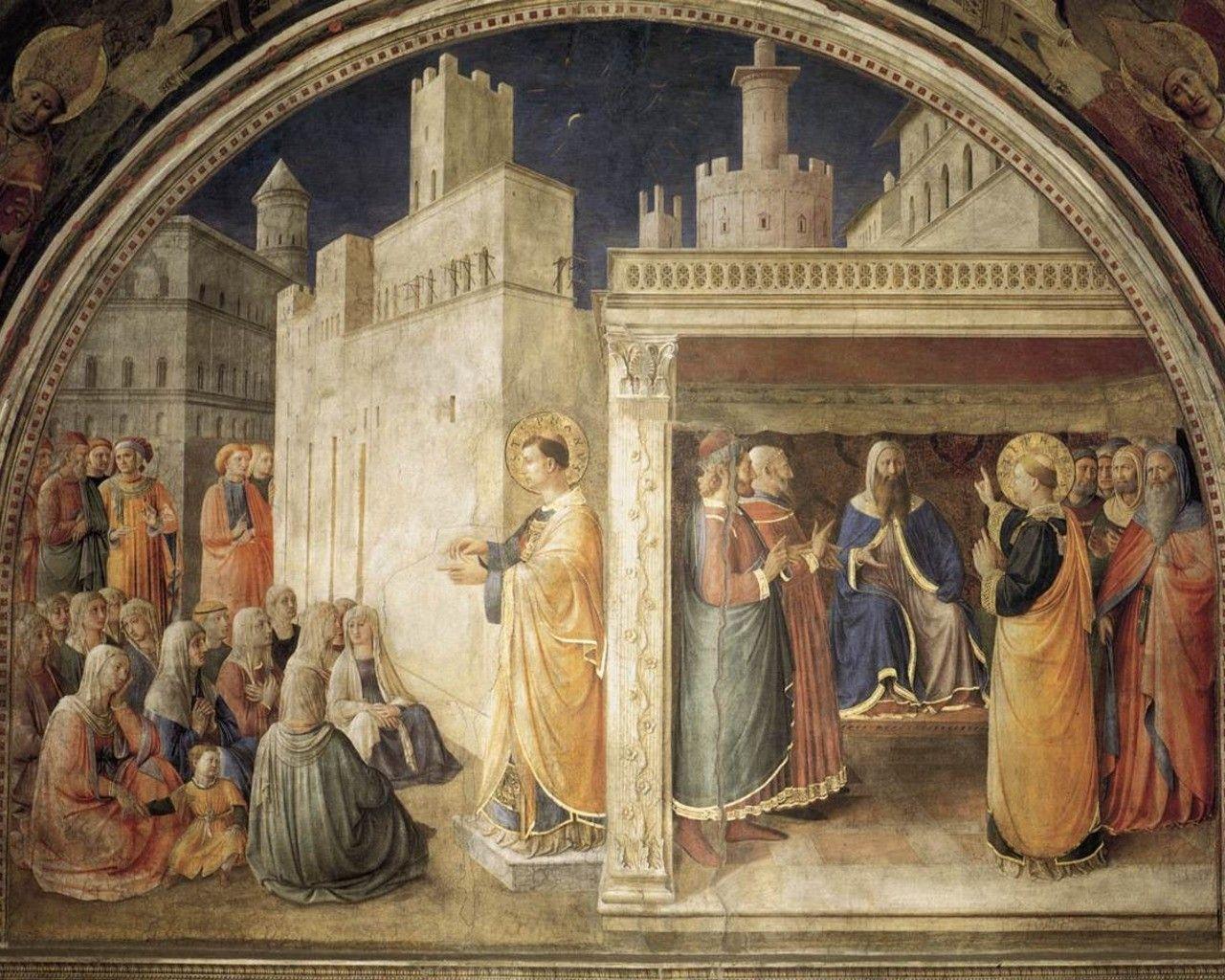 Religious: Saint Preaching Catholic Italian Renaissance Religious