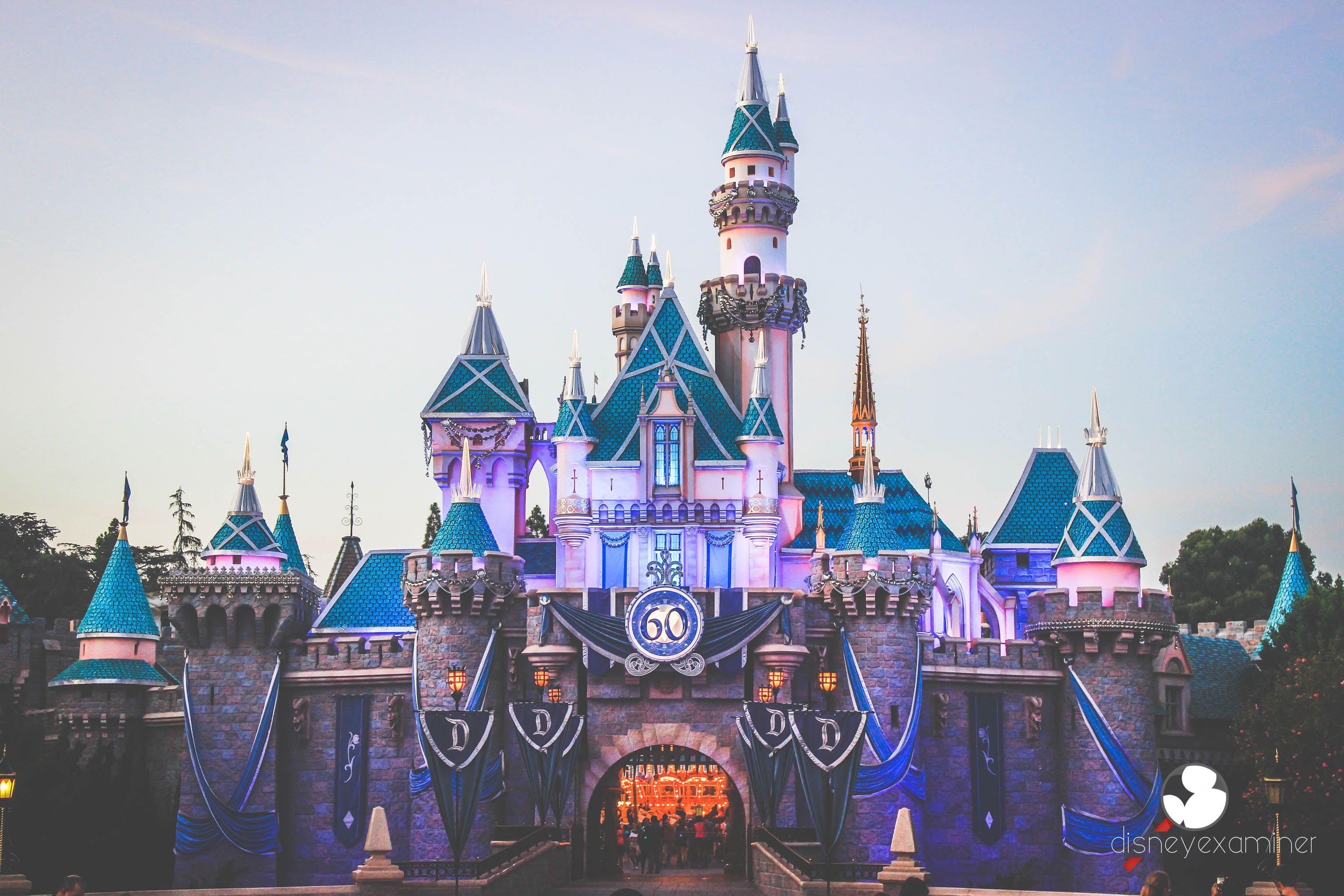 Disneyexaminer Disneyland Winter Wallpaper Sleeping Beauty Castle