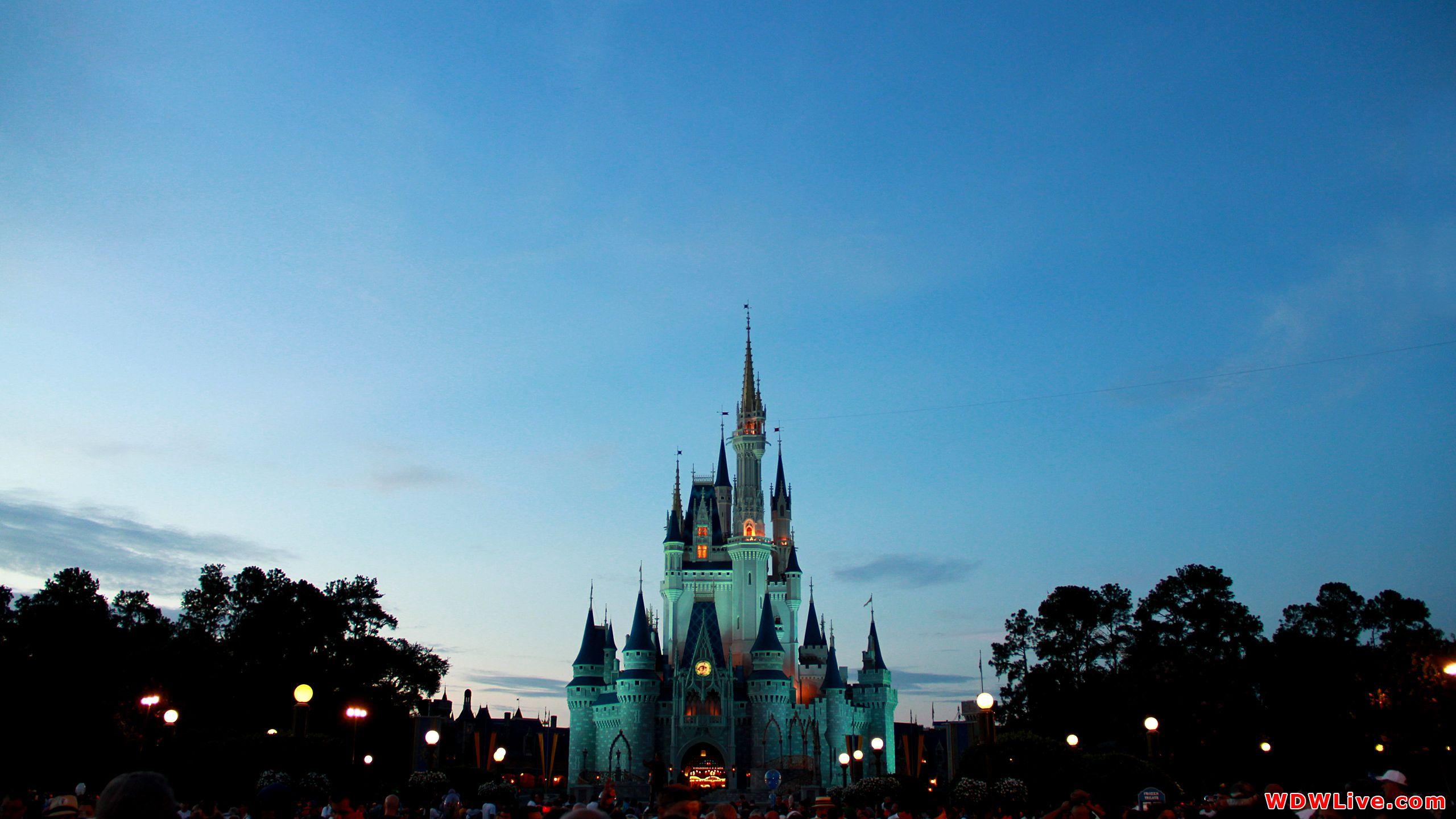 Cinderella Castle: A blue hour photo of the Cinderella Castle!