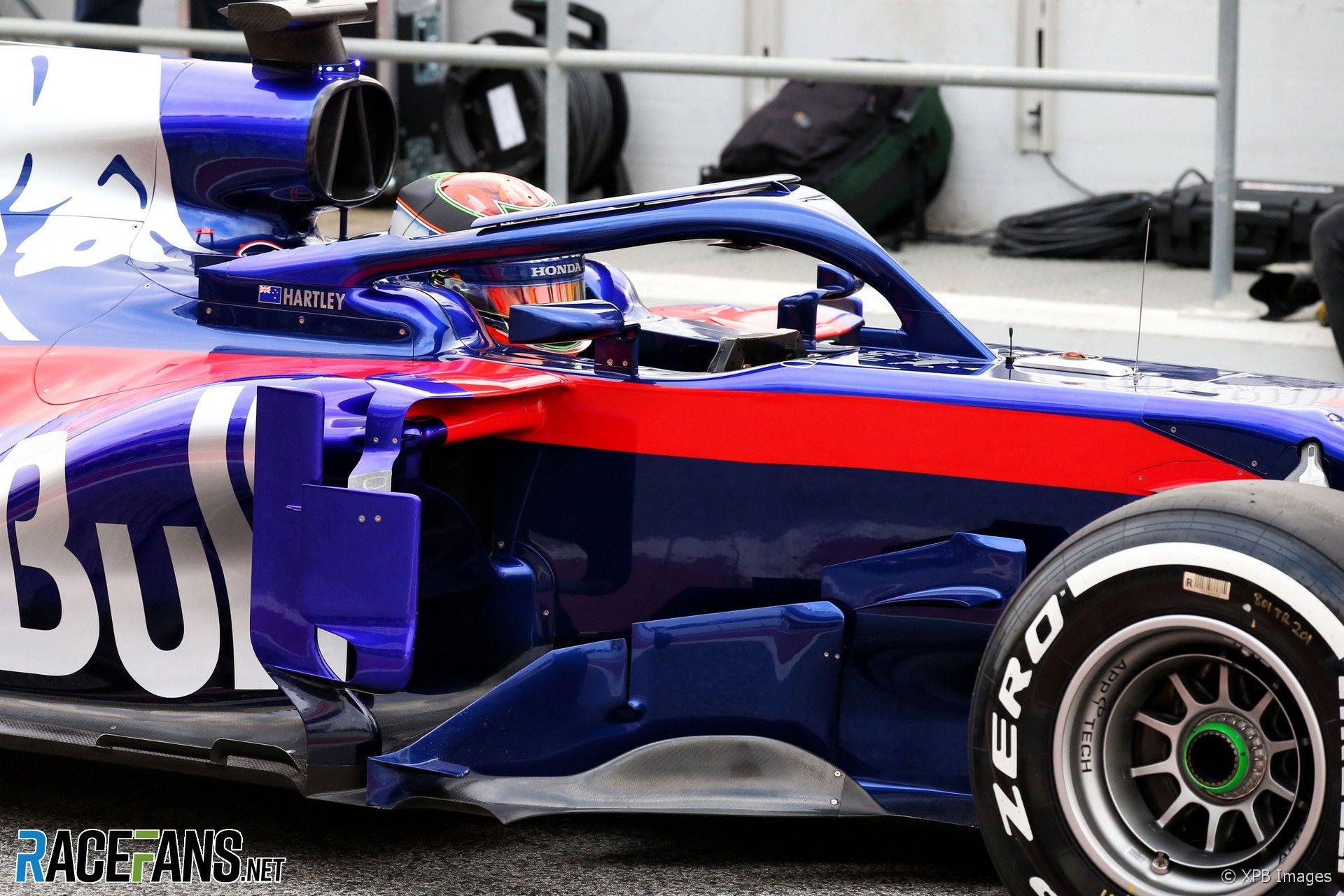 Toro Rosso STR13 sidepod, Circuit de Catalunya, 2018 · RaceFans