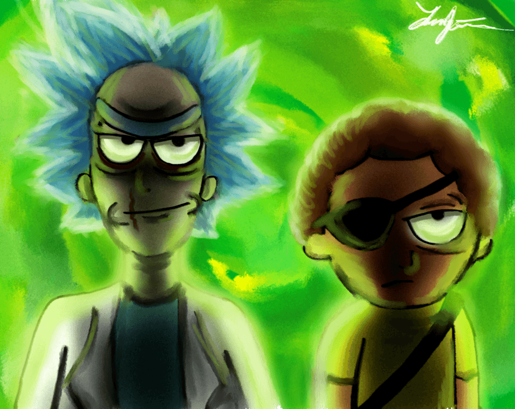Evil Rick And Morty ver. 2
