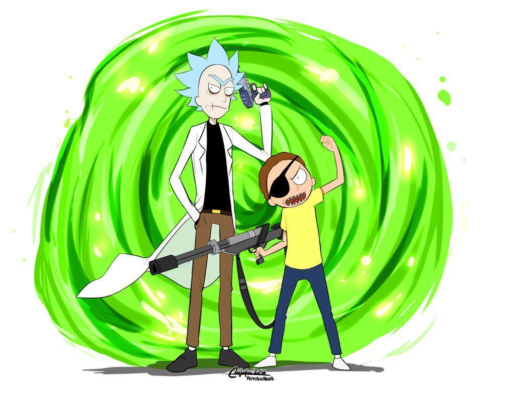 Evil Rick And Morty By Rika Wawa