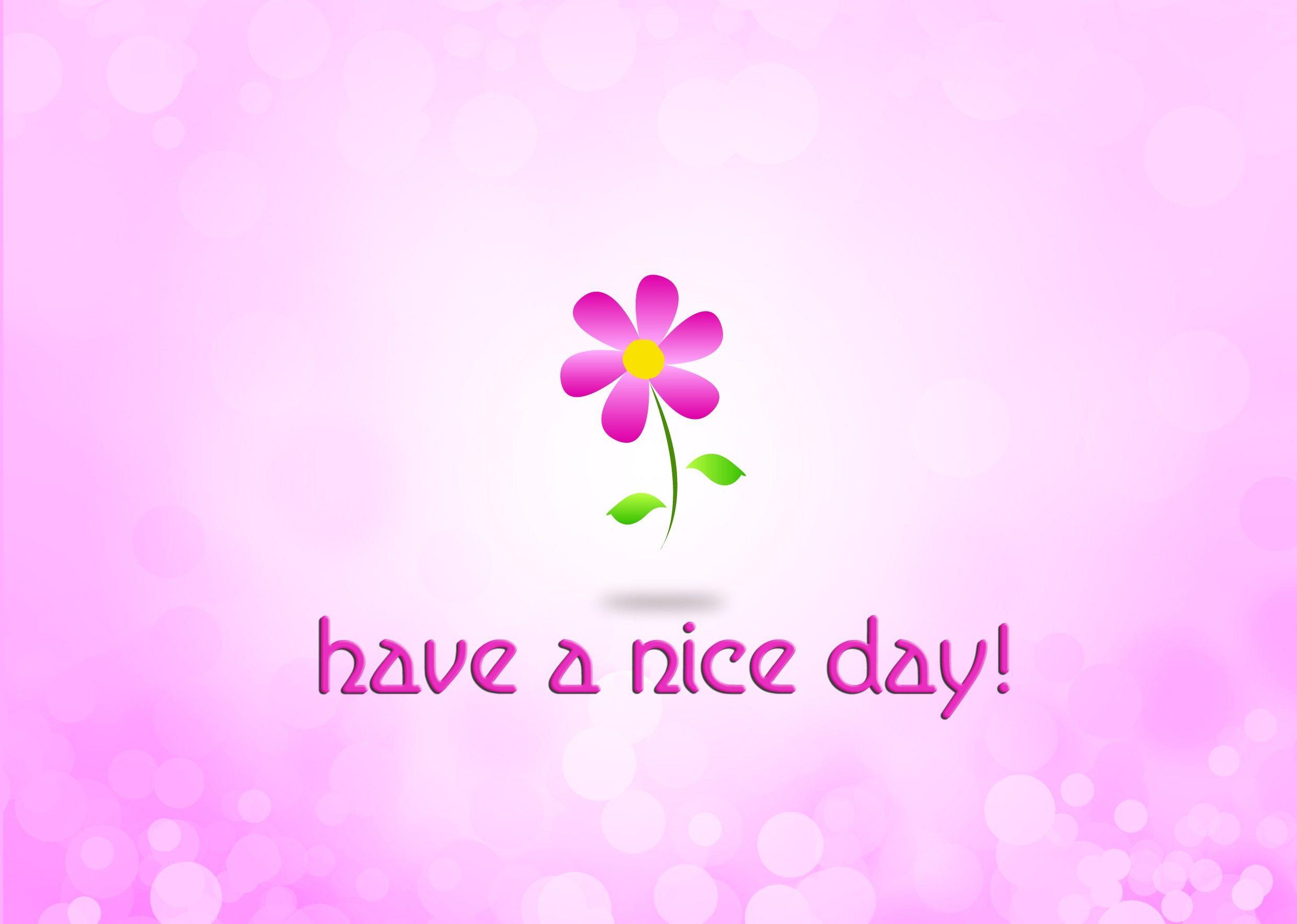 have a nice day HD wallpaper