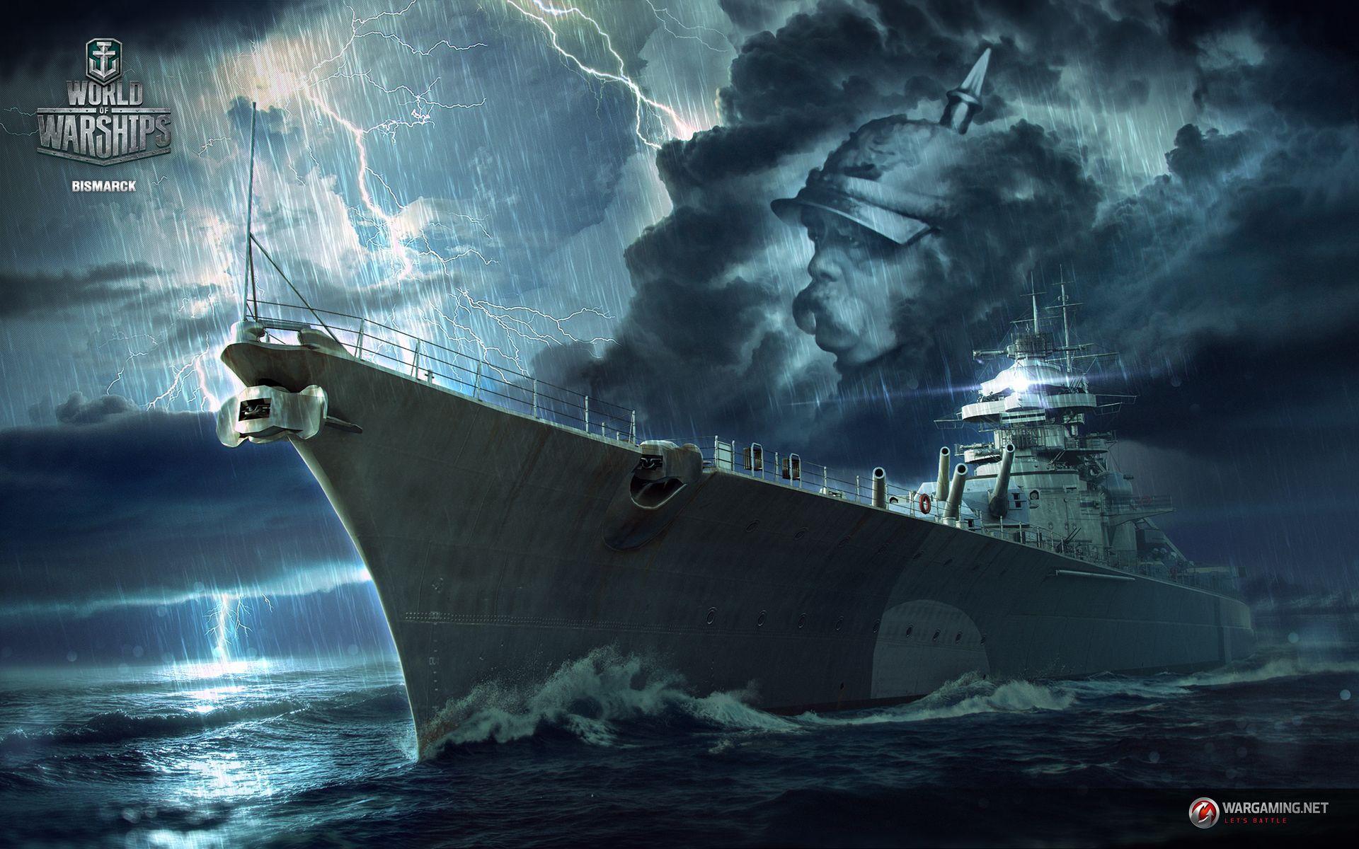 German #Battleship #Bismark. Wallpaper. Battleship