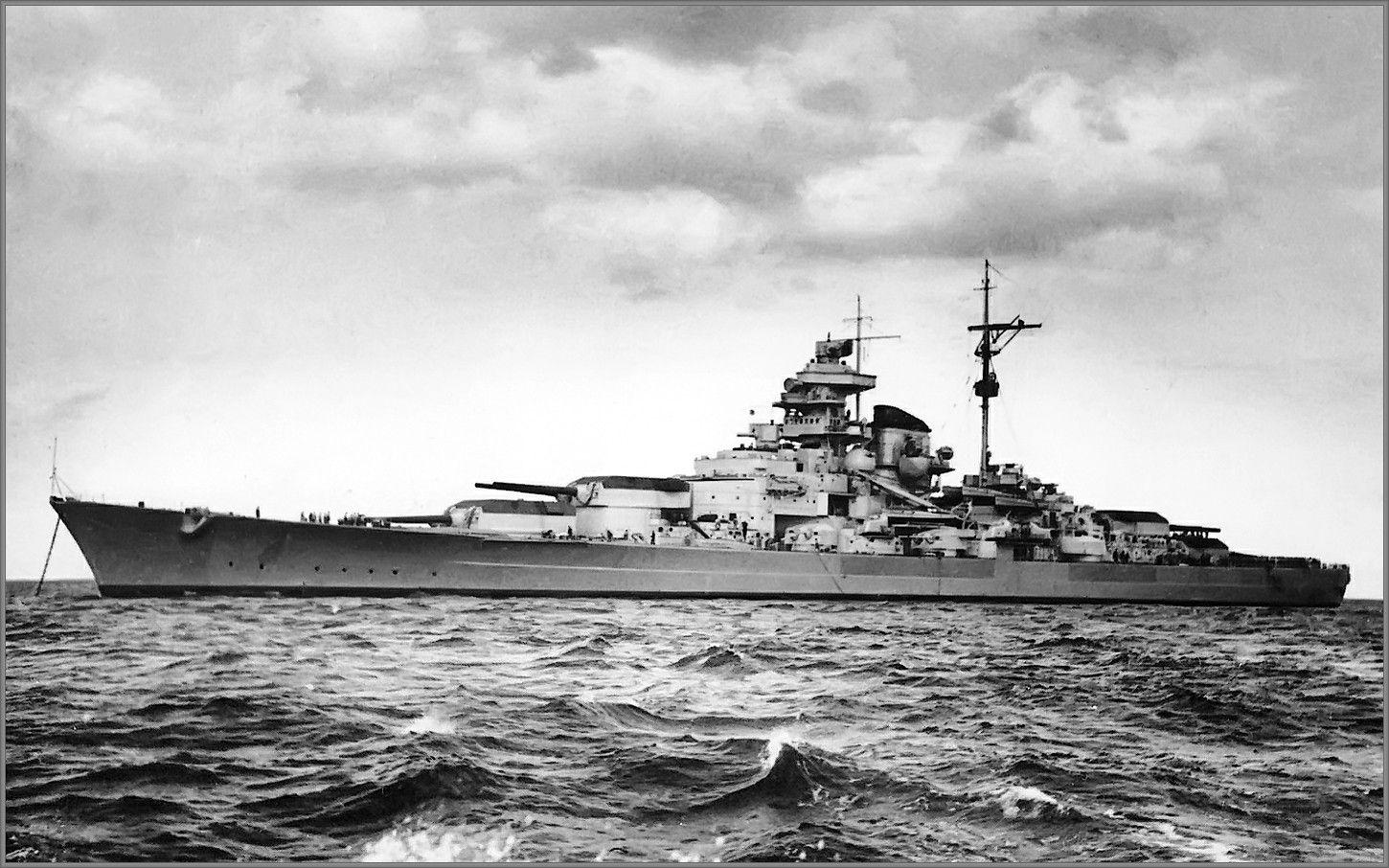 KMS Tirpitz Class Battleship Tons 25 February