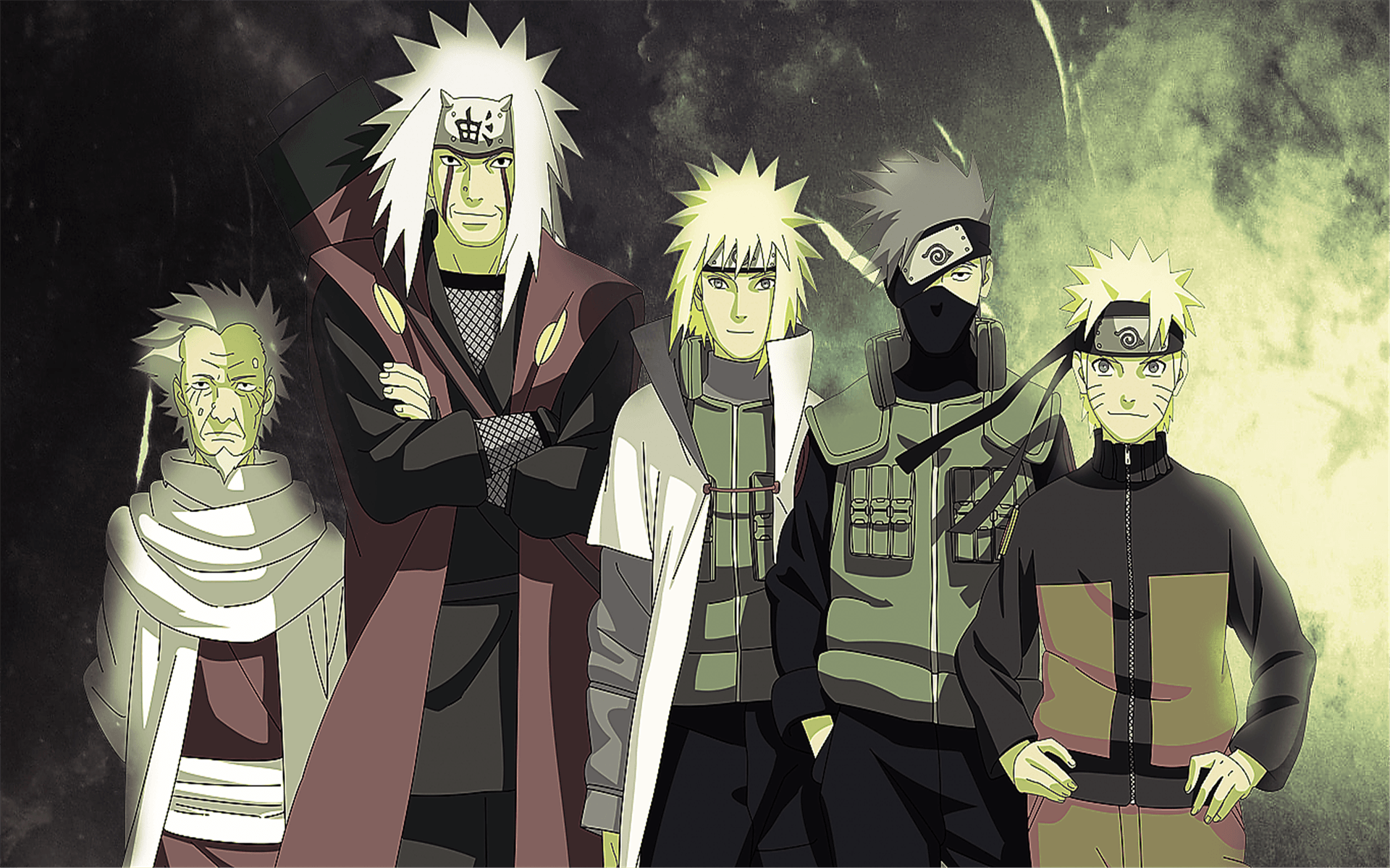 background naruto jiraiya high definition widescreen on minato