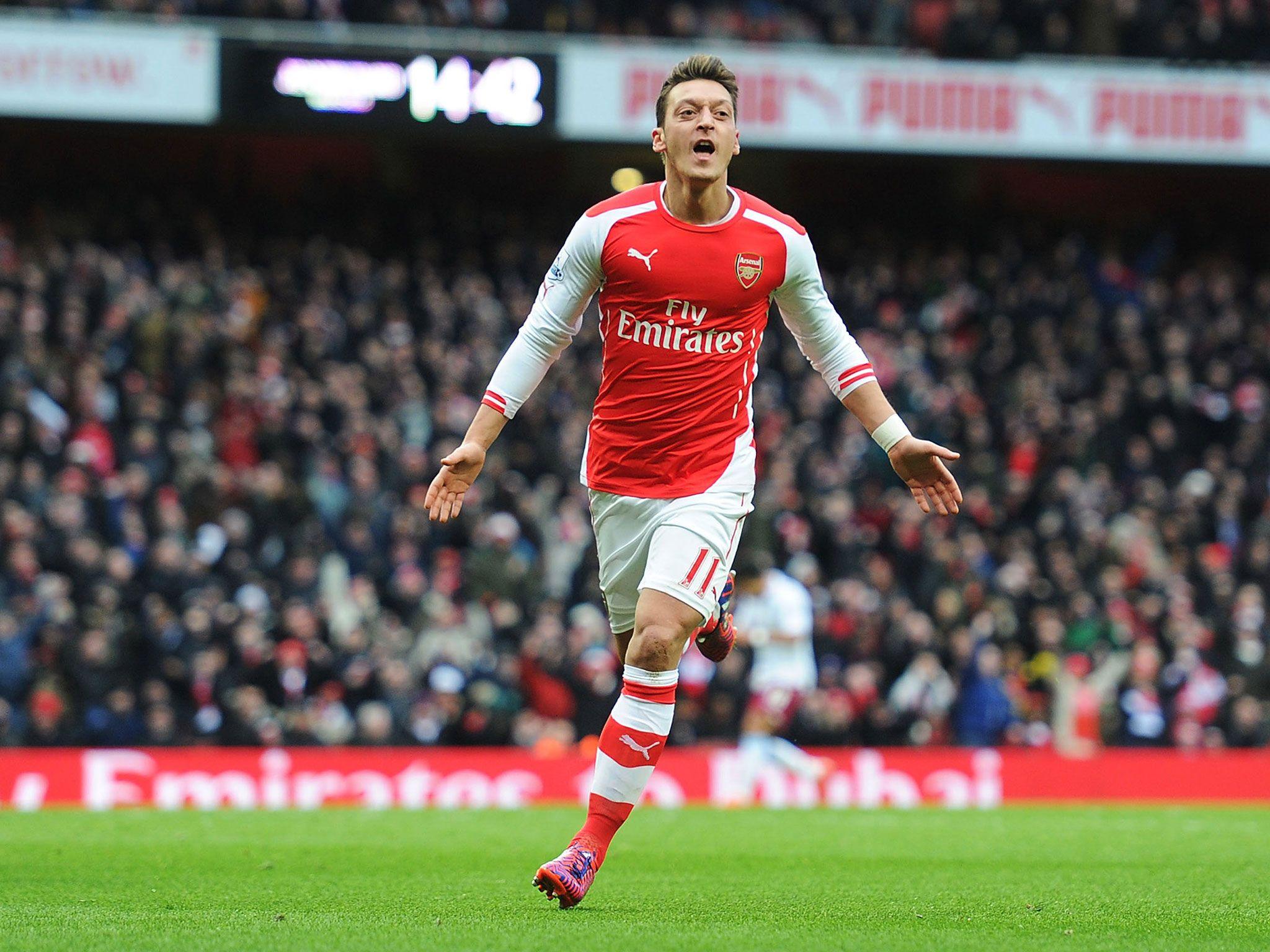 Arsenal vs Aston Villa report: Inspirational Mesut Ozil takes