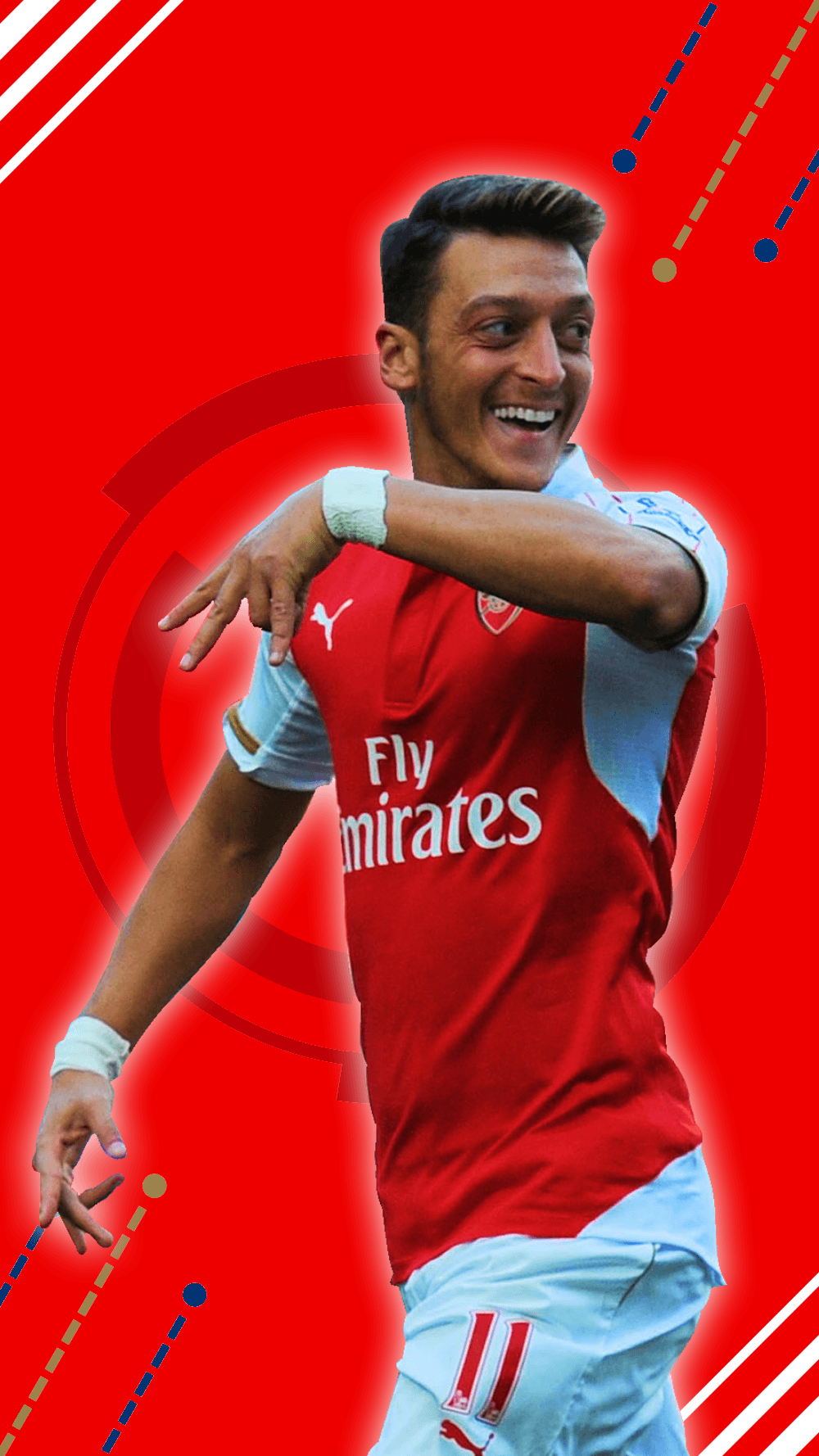 I made a Mesut Özil phone wallpaper that I thought you guys would