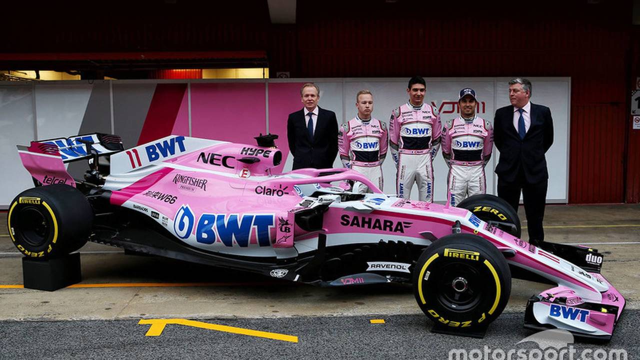 Force India presents its car for 2018. Motor1.com Photo