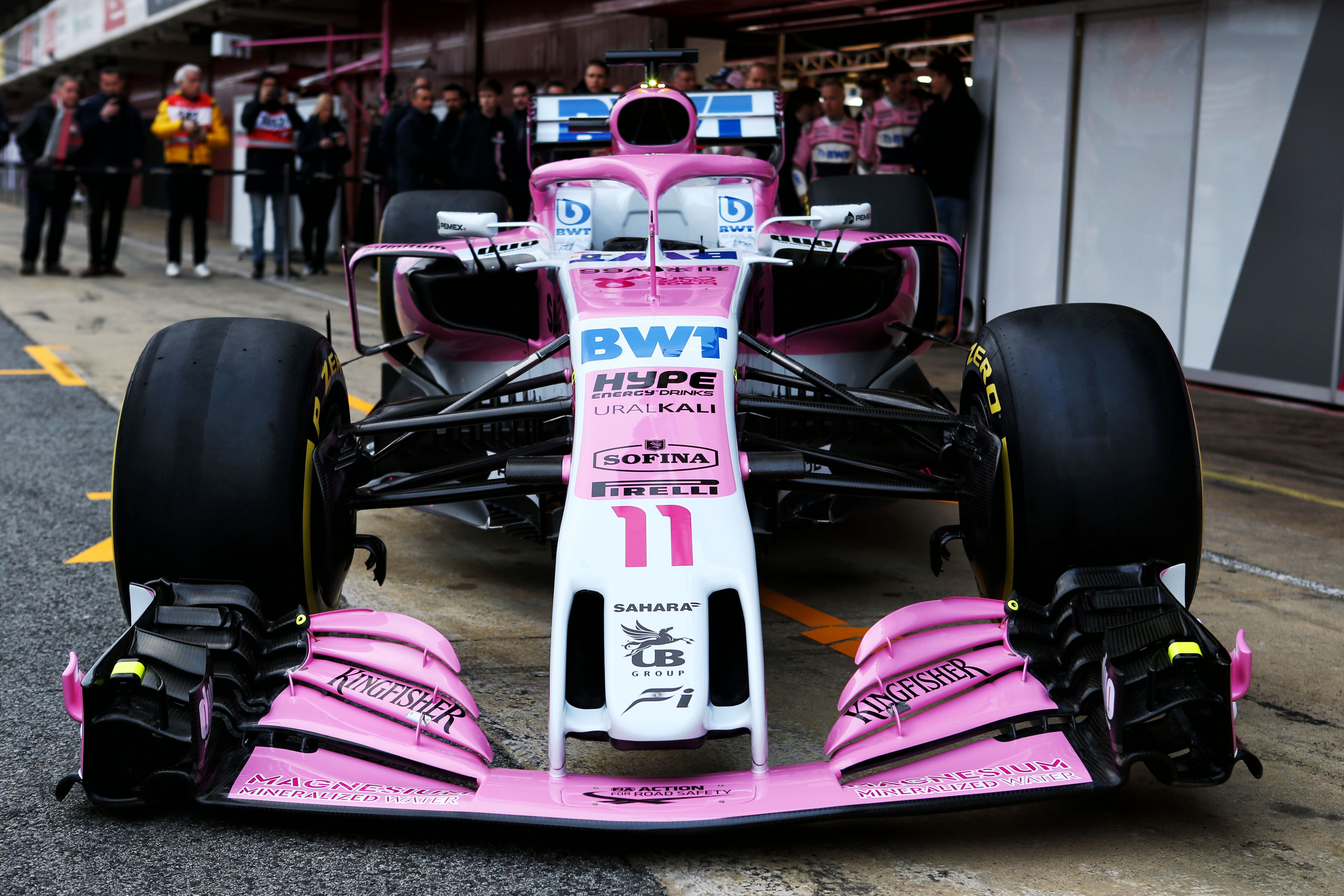 Force India VJM11 F1 car launch picture