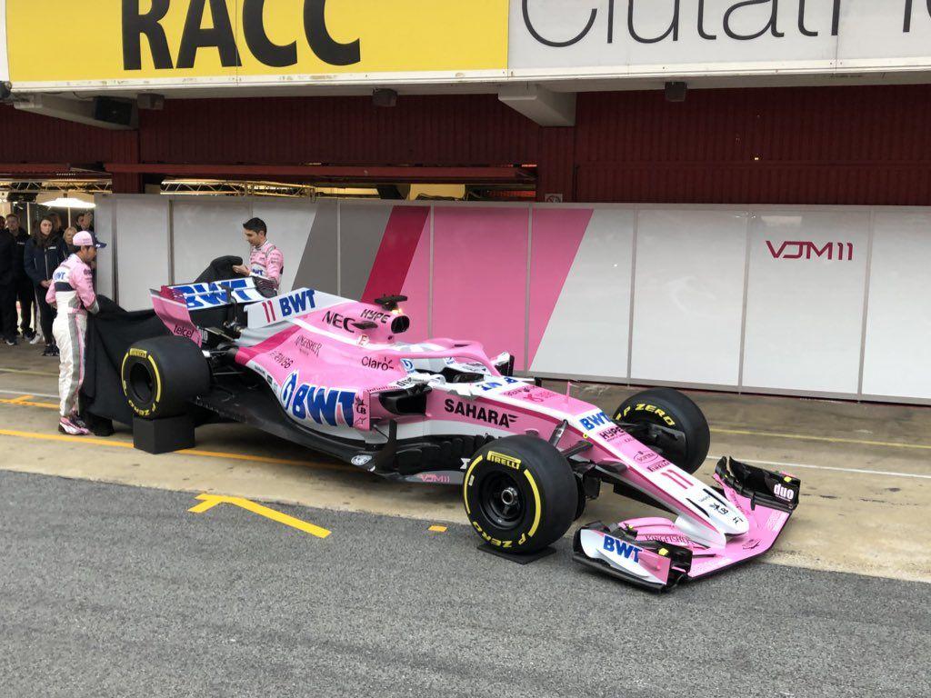 Laurence Edmondson new Force India VJM11 #F1