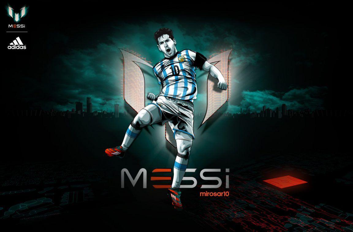 messi logo adidas