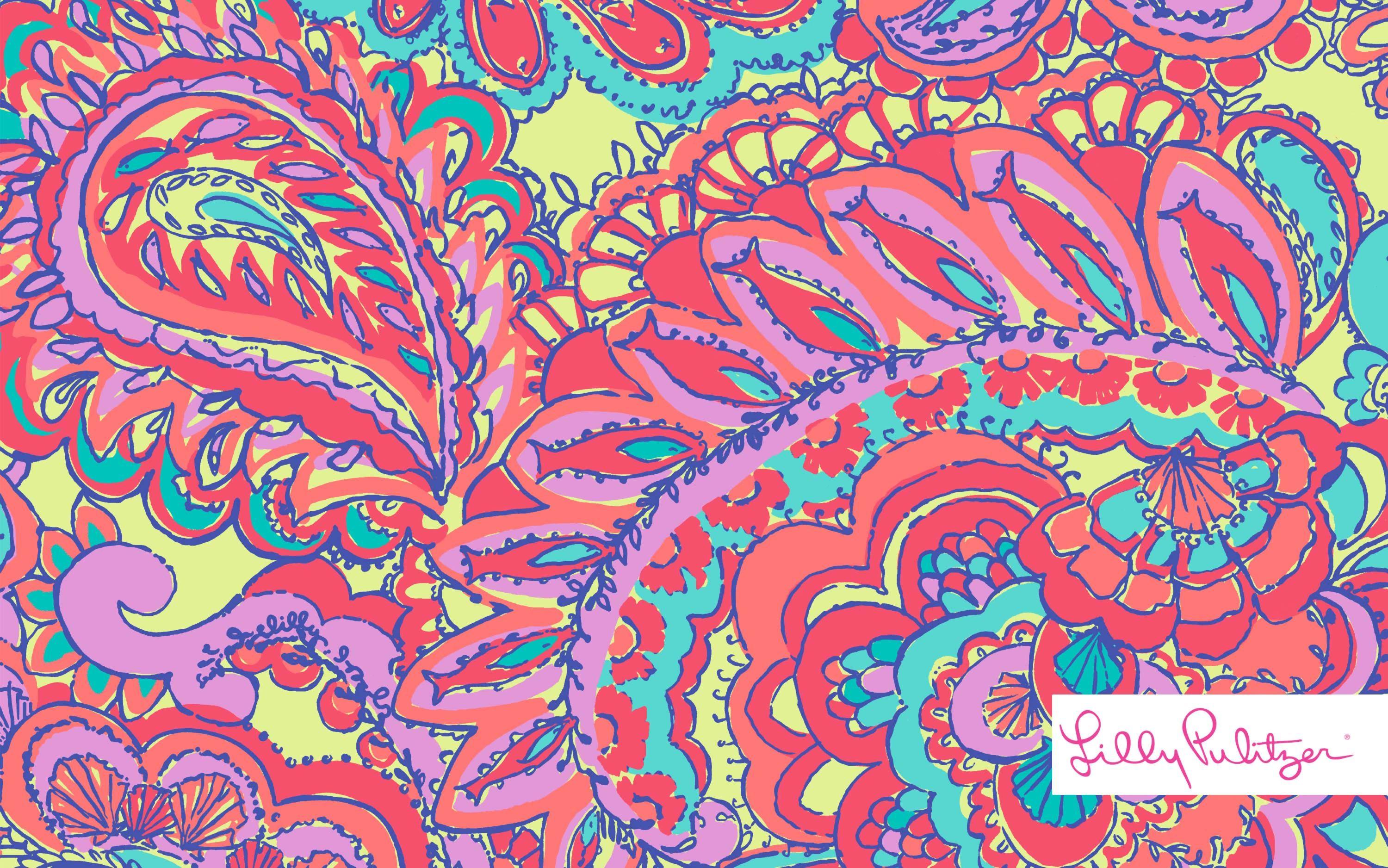 Lily Pulitzer Design Abstract Full HD Wallpaper and Background