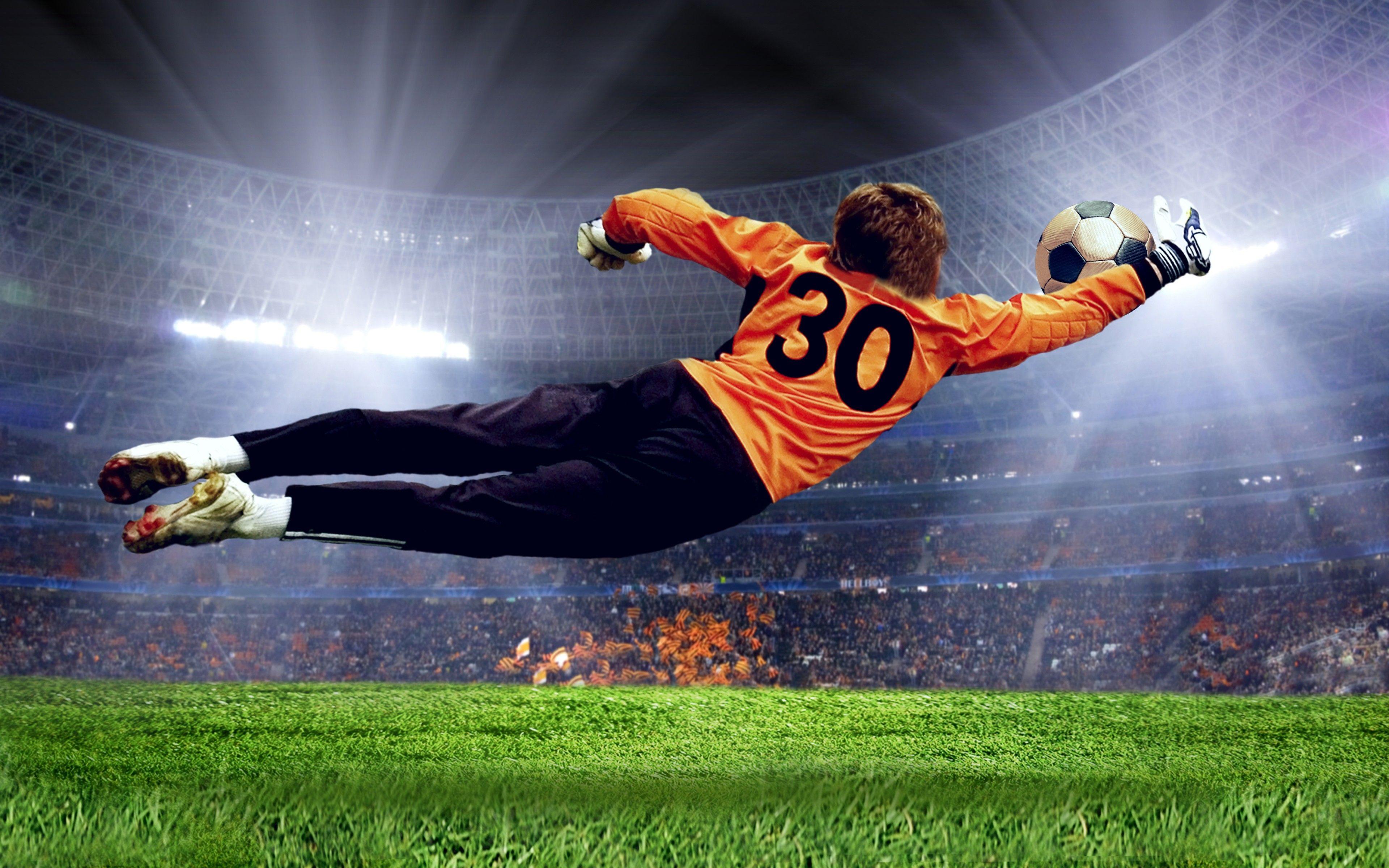 Soccer Goalkeeper Wallpaper 4K HD Free Download For Desktop