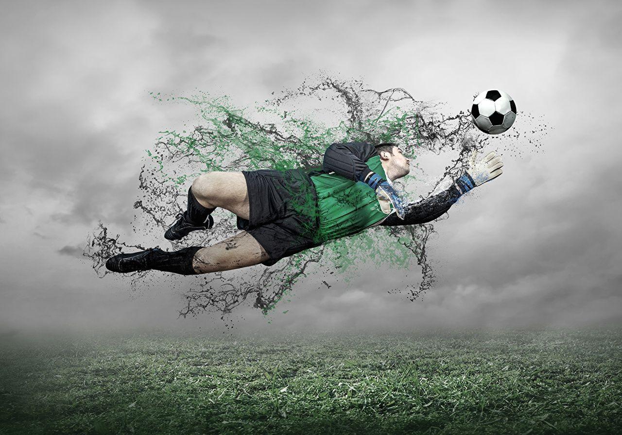 Sport Ball Footbal Goalkeeper (football) Jump