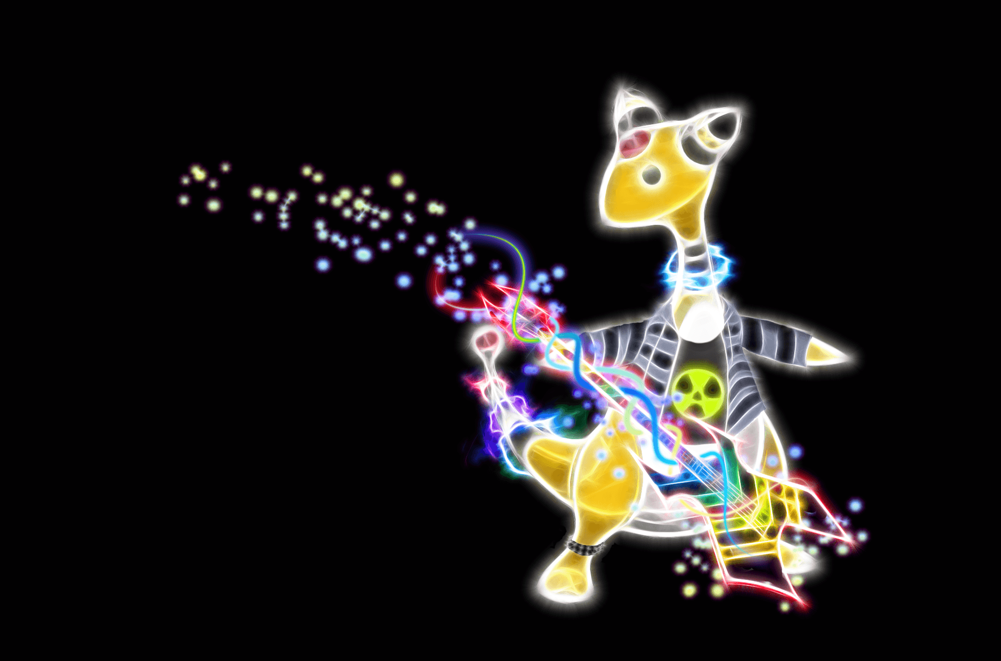 Ampharos Background. Full HD Picture