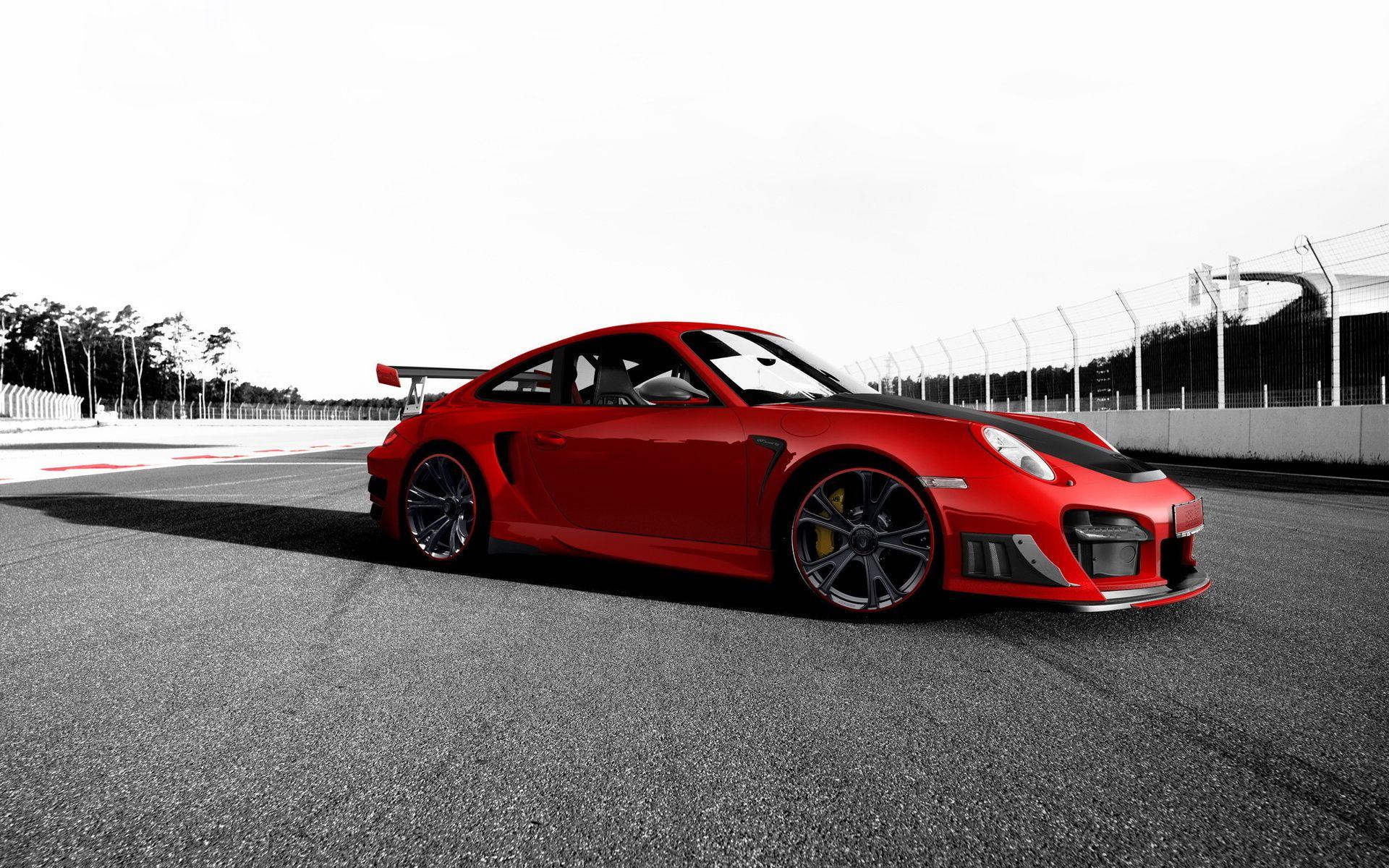 Wallpaper.wiki Red Porsche 911 Wallpaper PIC WPD001271