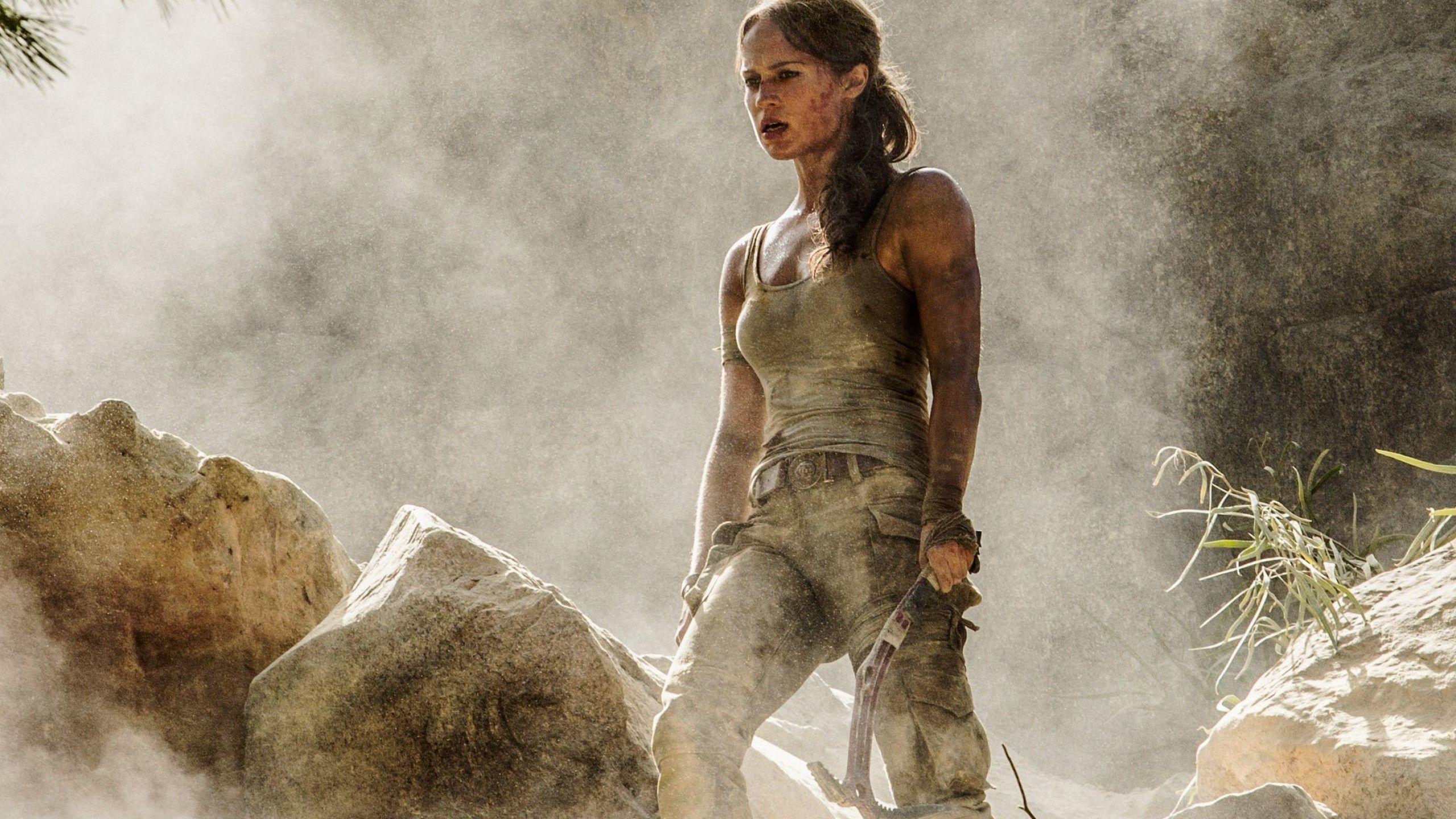 Wallpaper Tomb Raider, Alicia Vikander, Lara Croft, Movies