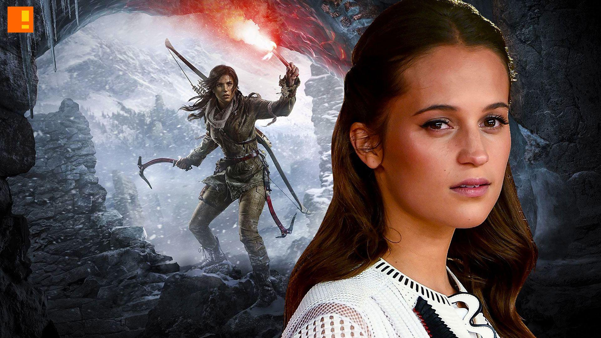 Alicia Vikander gets into character as Lara Croft in recent “Tomb