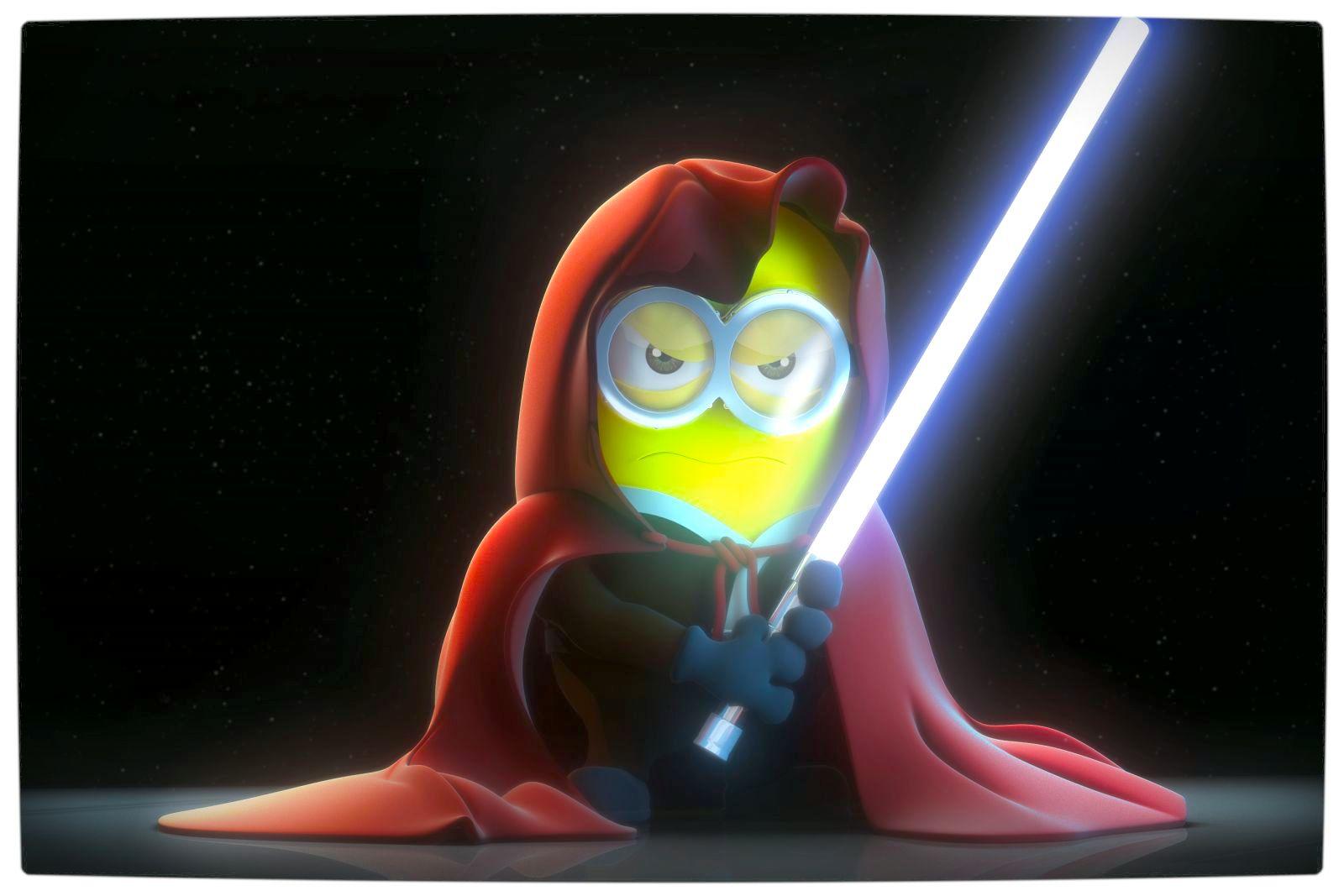 Star Wars clipart minion and in color star wars clipart